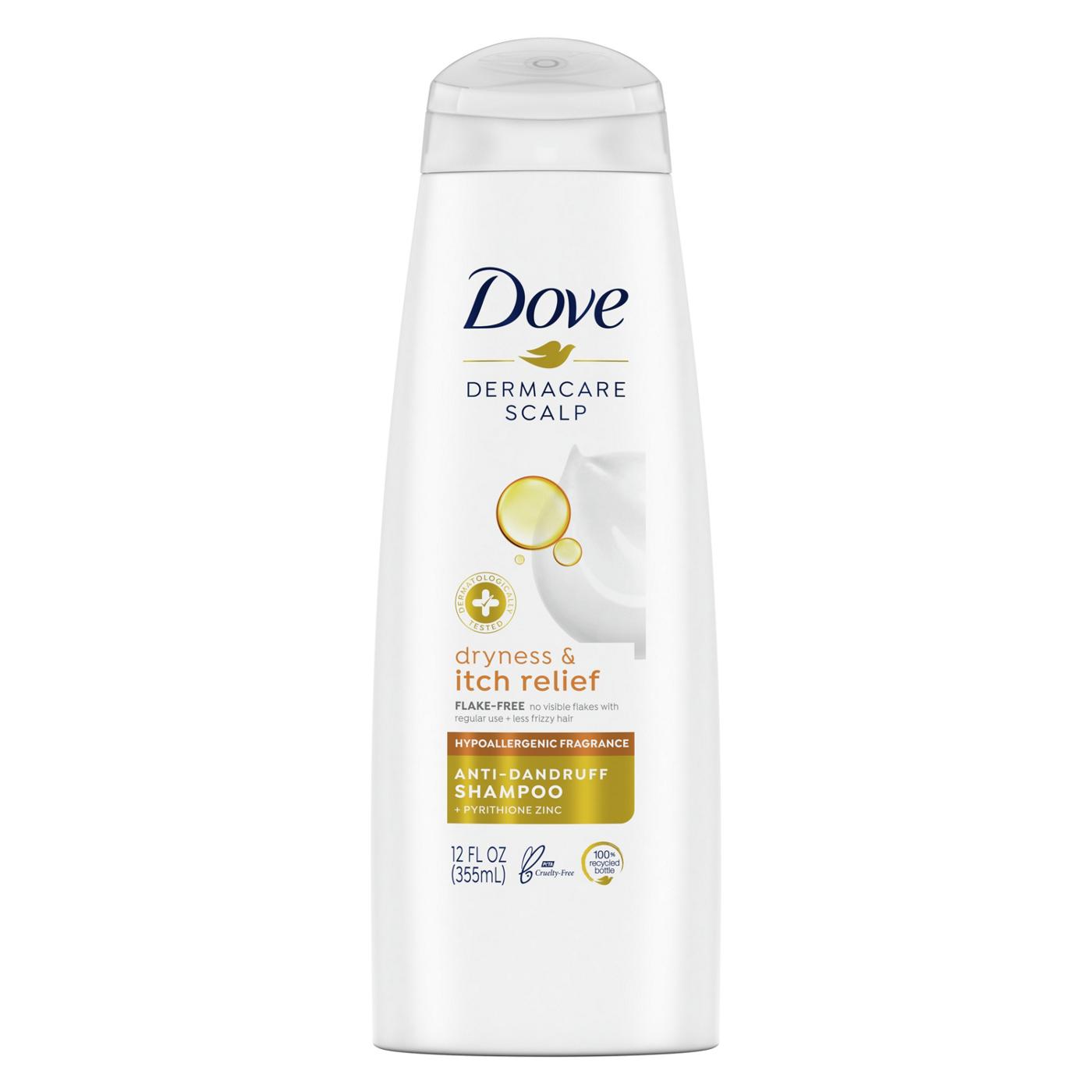 Dove DermaCare Scalp Anti Shampoo Dryness and Itch Relief - Shop Shampoo & Conditioner at H-E-B