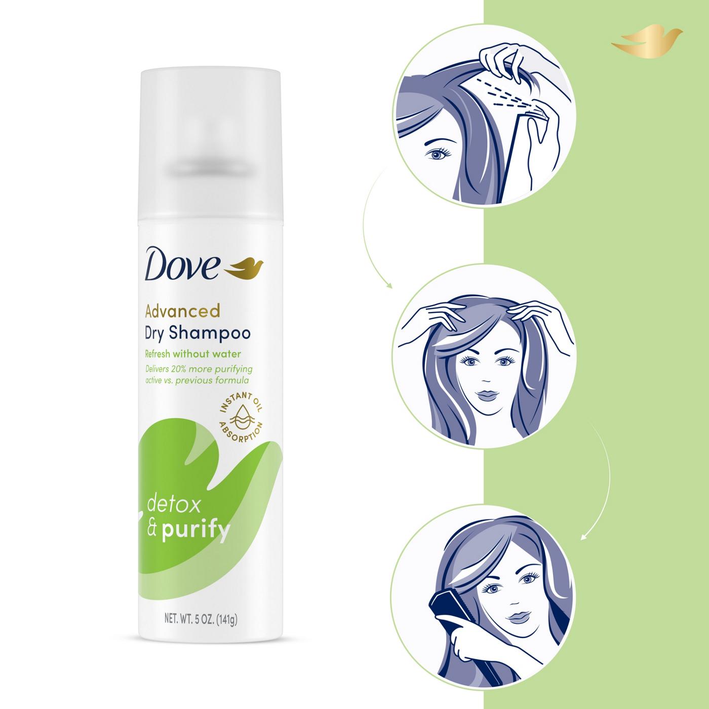 Dove Advanced Dry Shampoo - Detox & Purify; image 3 of 11