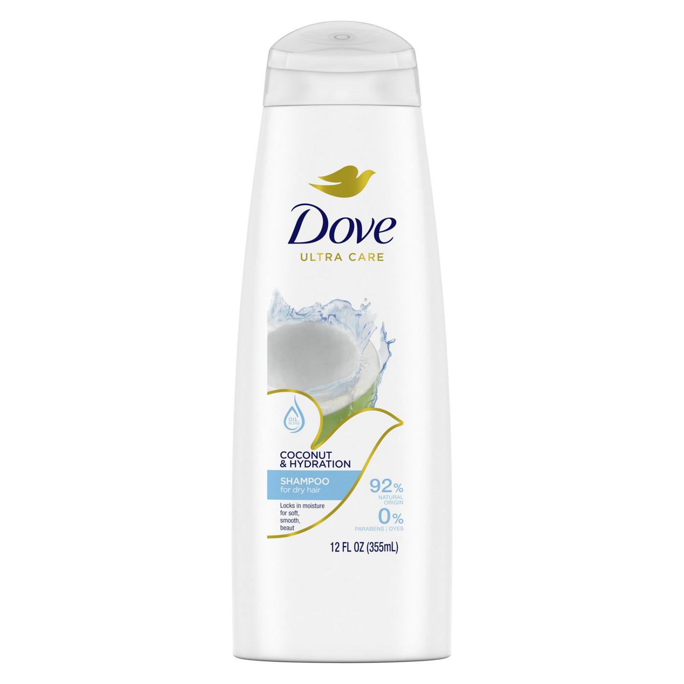 Dove Ultra Care Shampoo - Coconut & Hydration - Shop Shampoo & Conditioner  at H-E-B