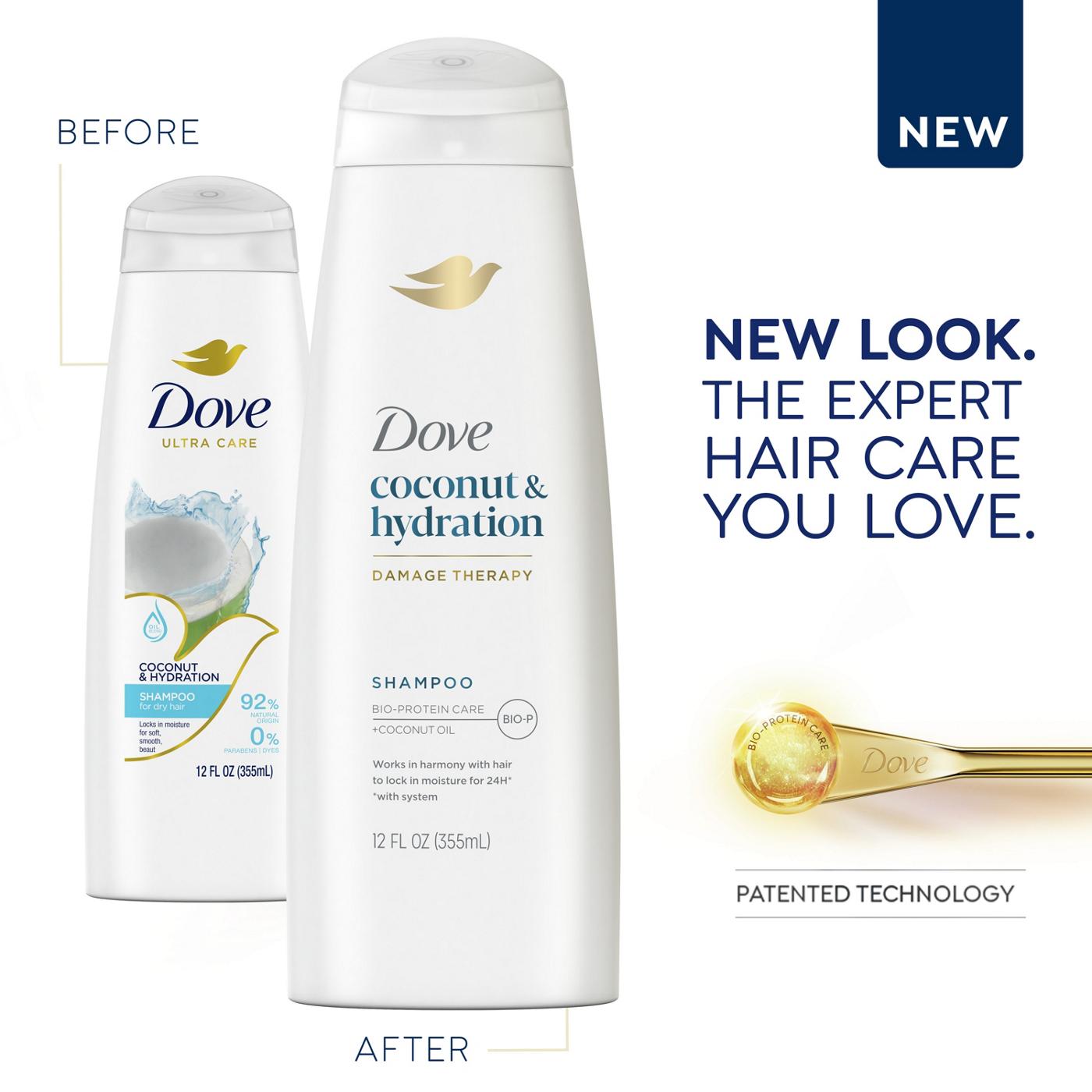 Dove Ultra Care Shampoo - Coconut & Hydration; image 4 of 9