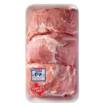H-E-B Bone-in Sirloin Pork Roasts - Texas-Size Pack, Avg. 7.0 lbs