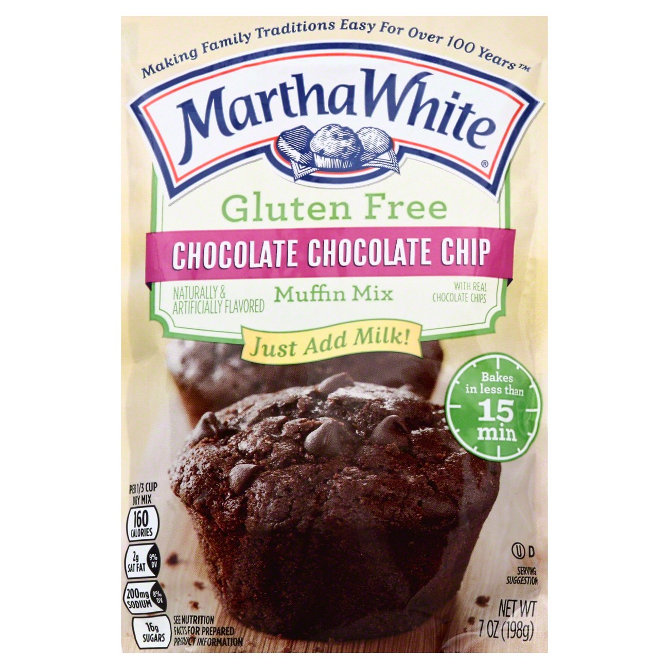 Martha White Gluten Free Chocolate Chocolate Chip Muffin Mix Shop