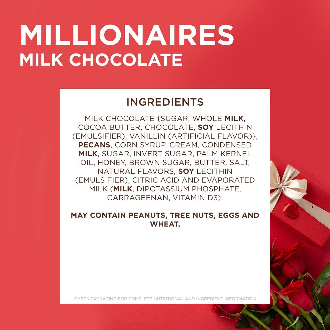 Pangburn's Millionaire$ Gold Valentine's Heart Gift Box, 4 pc; image 7 of 7
