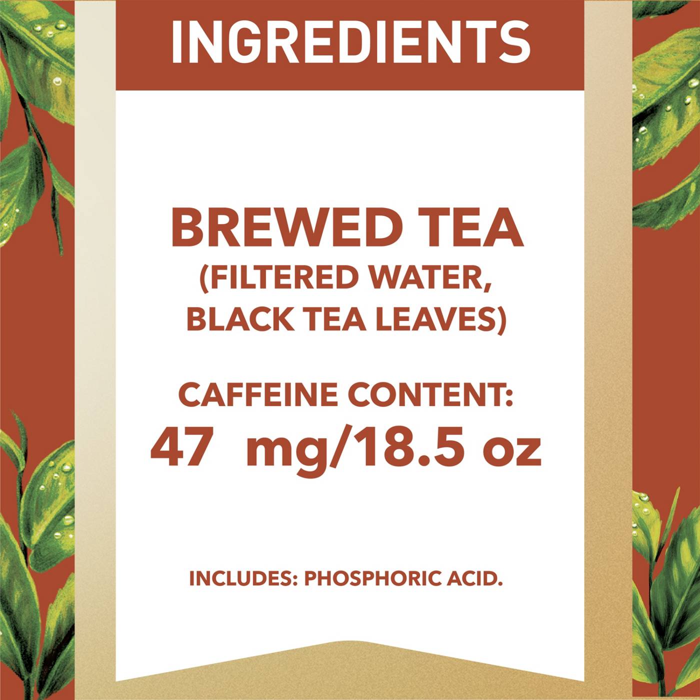 Gold Peak Unsweetened Tea; image 2 of 7