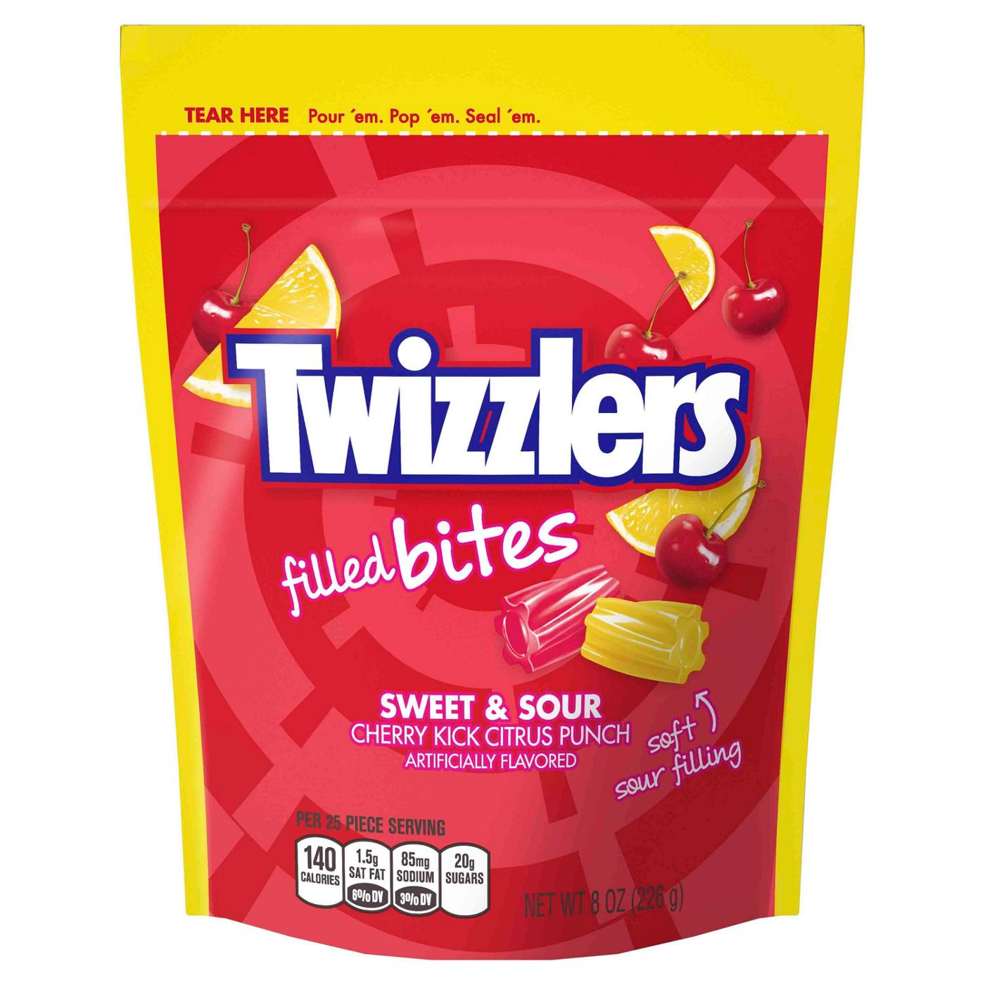 Twizzlers Bites Sweet 'N' Sour Filled Twists; image 1 of 4