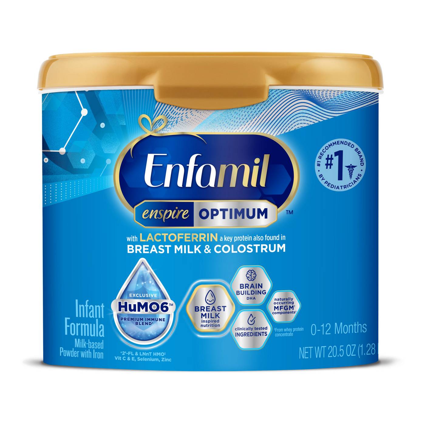 Enfamil Optimum (Enspire) Baby Formula with Immune-Supporting Lactoferrin; image 1 of 9