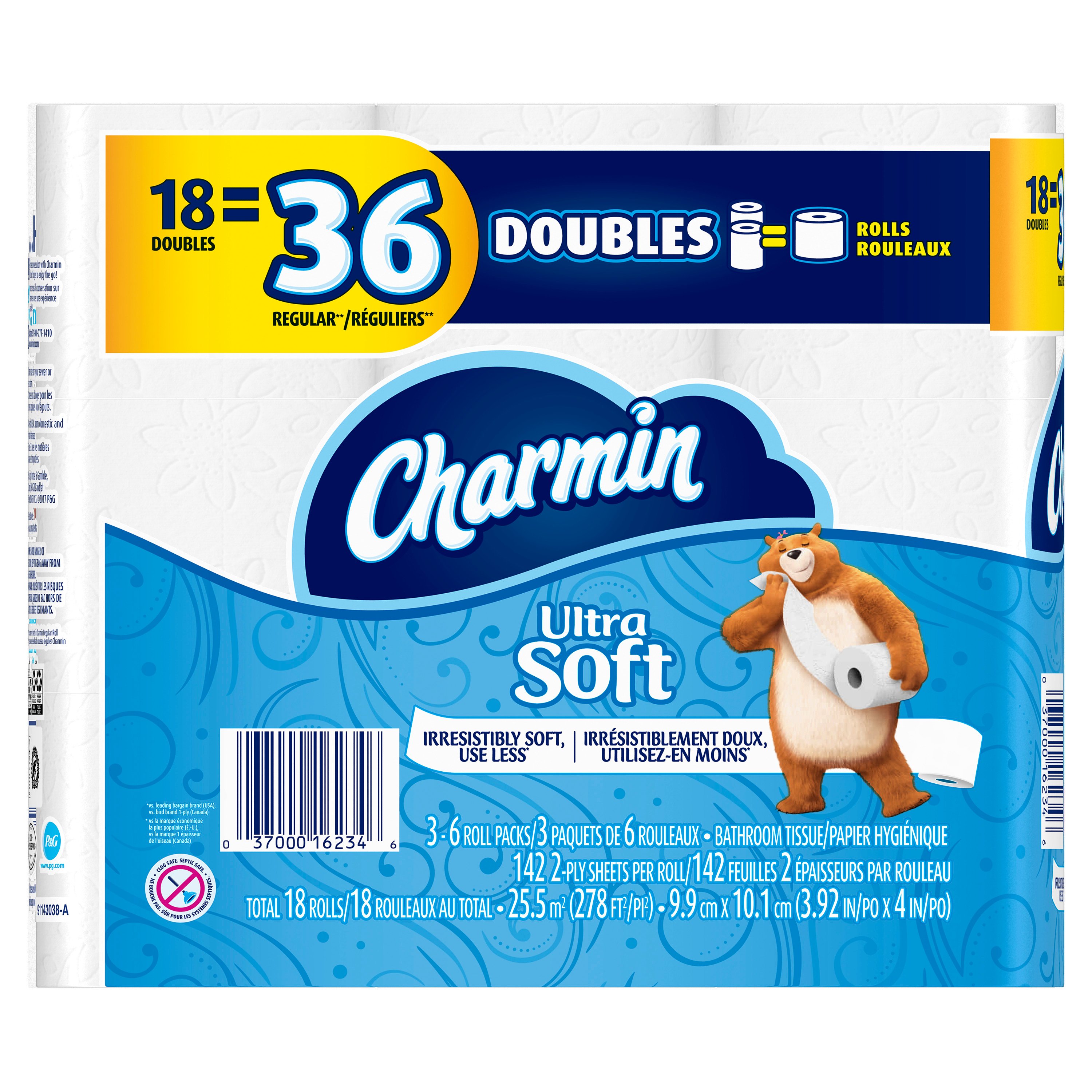 Charmin Ultra Soft Double Roll Toilet Paper Shop Toilet Paper at HEB
