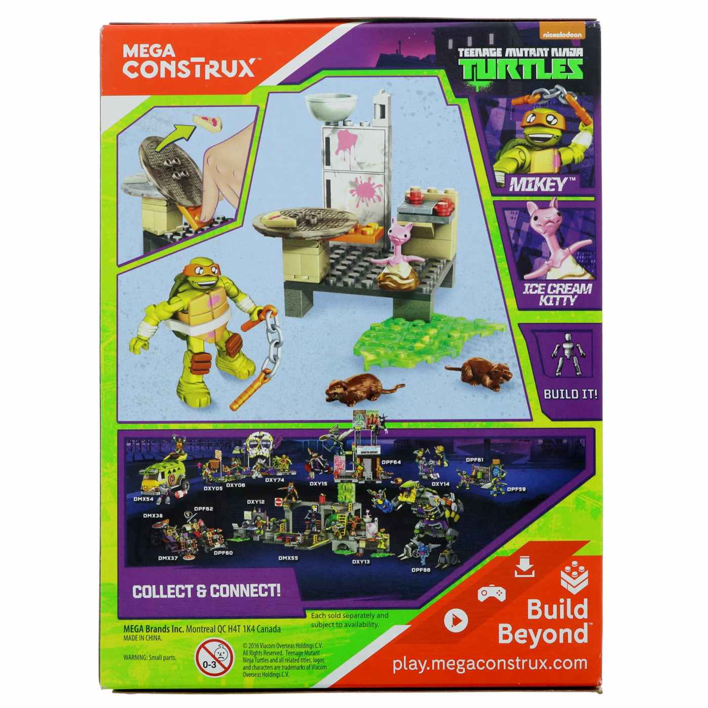 Mega Construx Teenage Mutant Ninja Turtles Mikey Kitchen Chaos