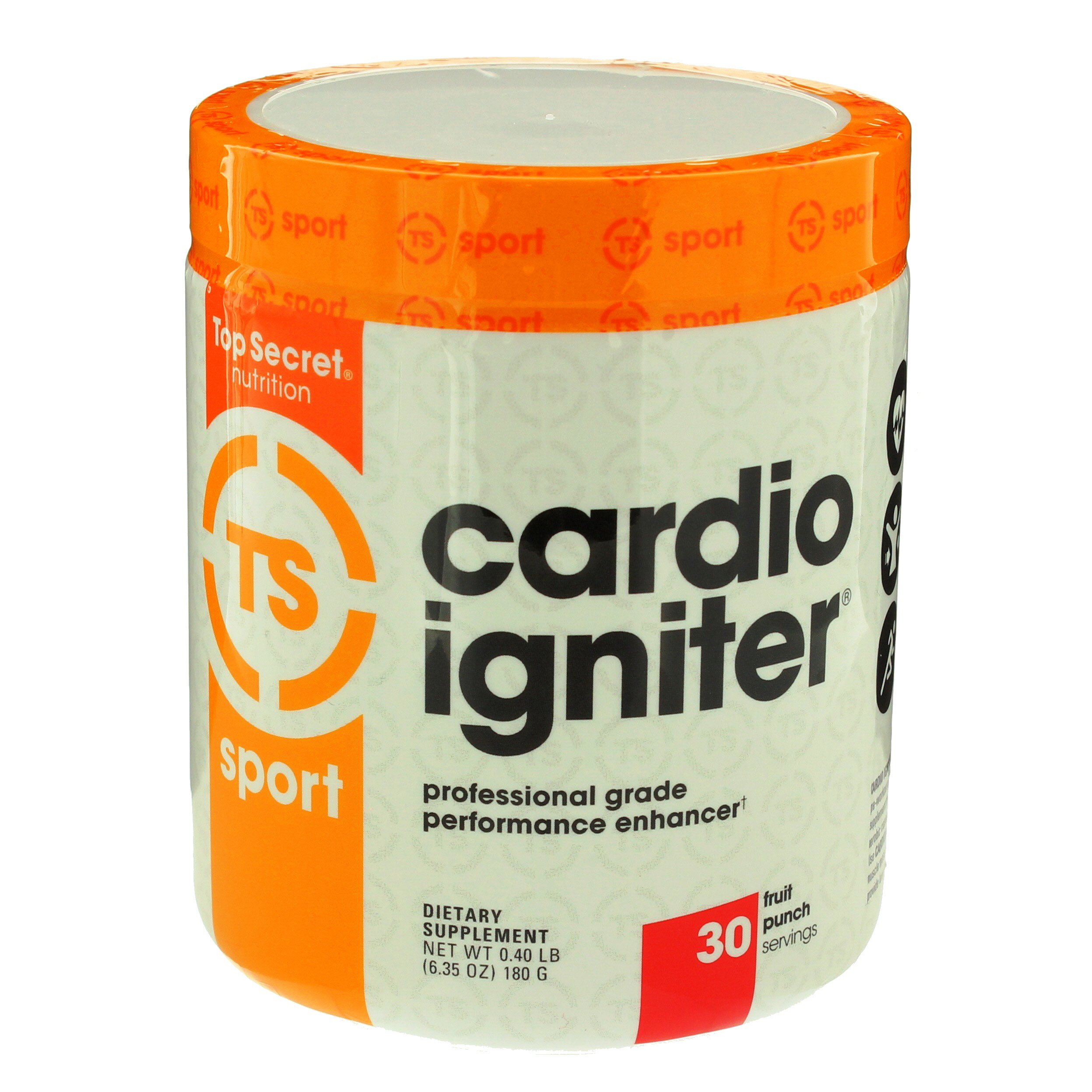 Top Secret Nutrition Cardio Igniter Performance Enhancer, Fruit Punch