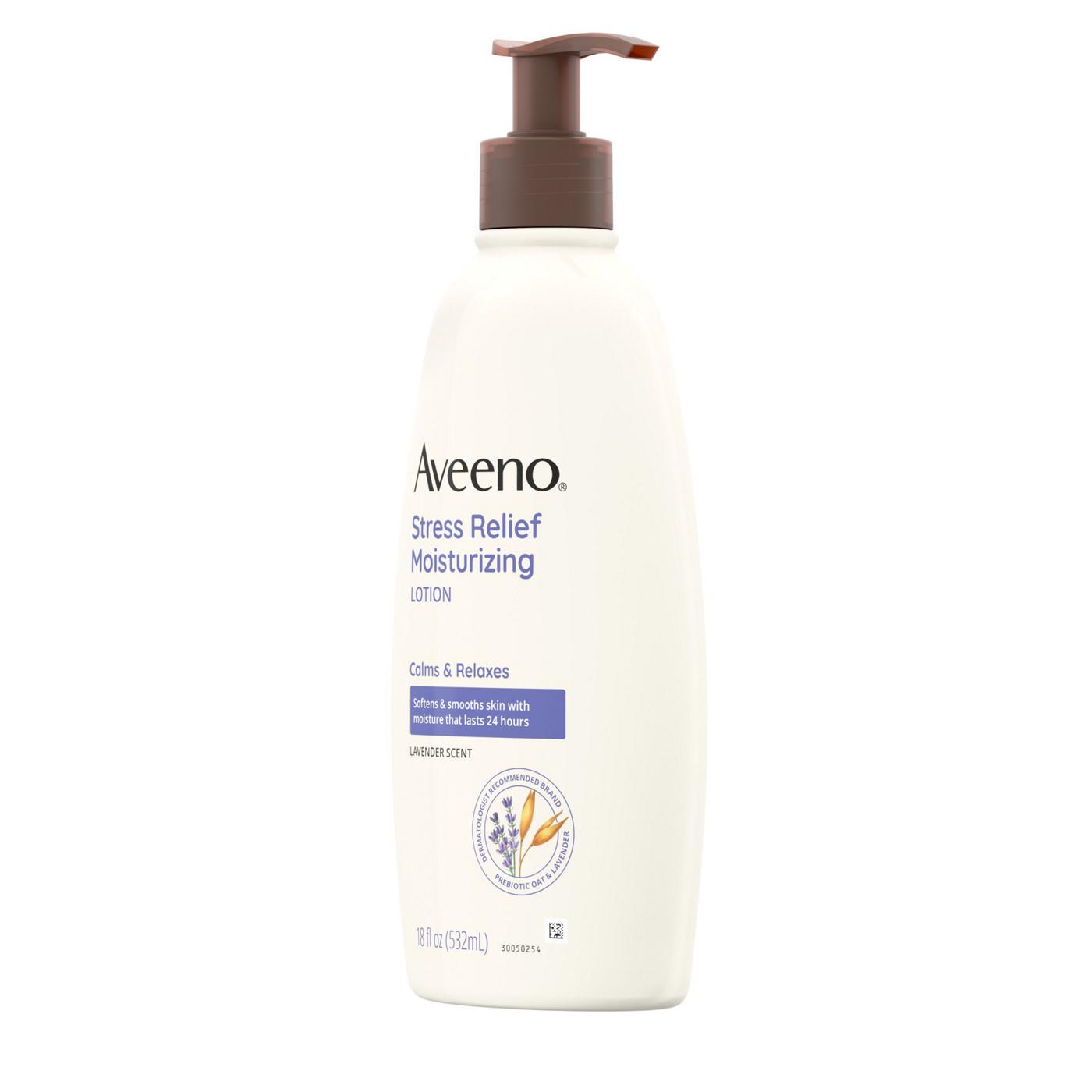 Aveeno Stress Relief Moisturizing Lotion - Lavender; image 4 of 8