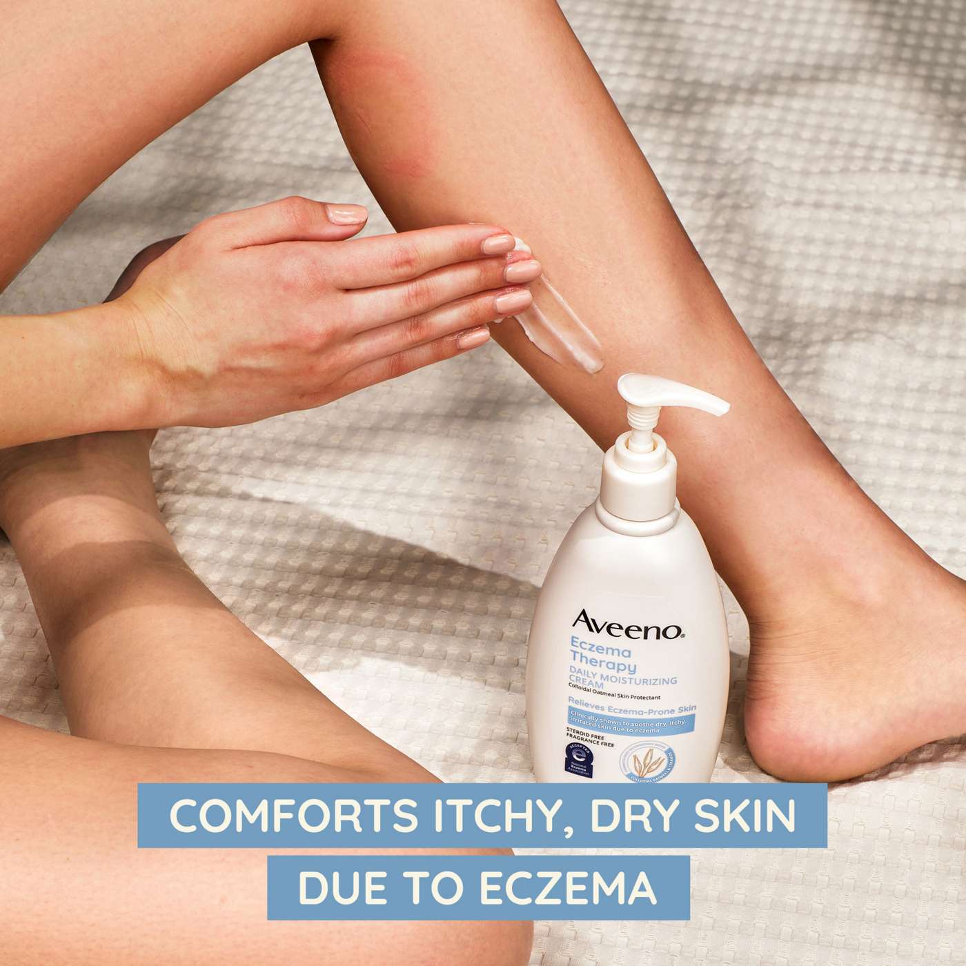 Aveeno Eczema Therapy Nighttime Itch Relief Balm; image 3 of 3