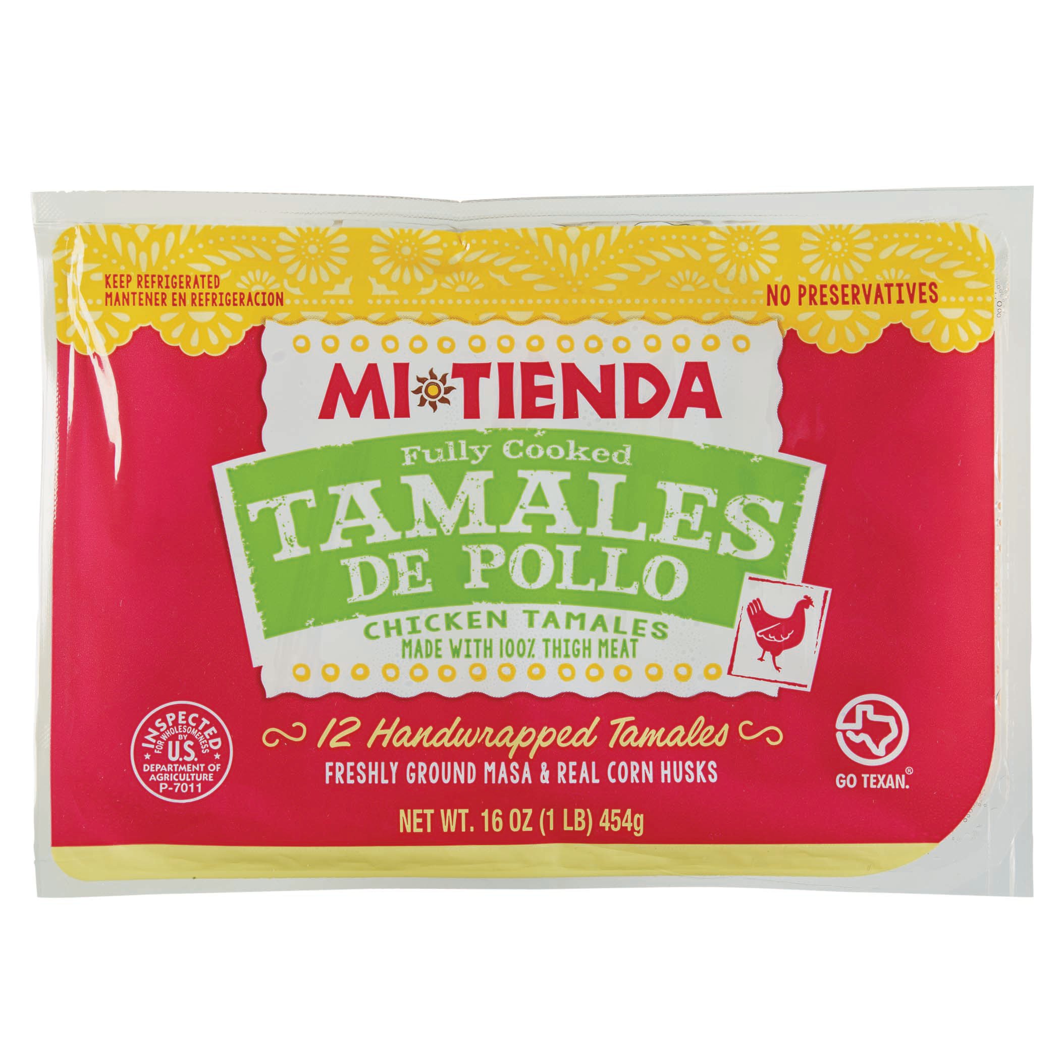 Mi Tienda Fully Cooked Chicken Tamales Shop Appetizers at HEB