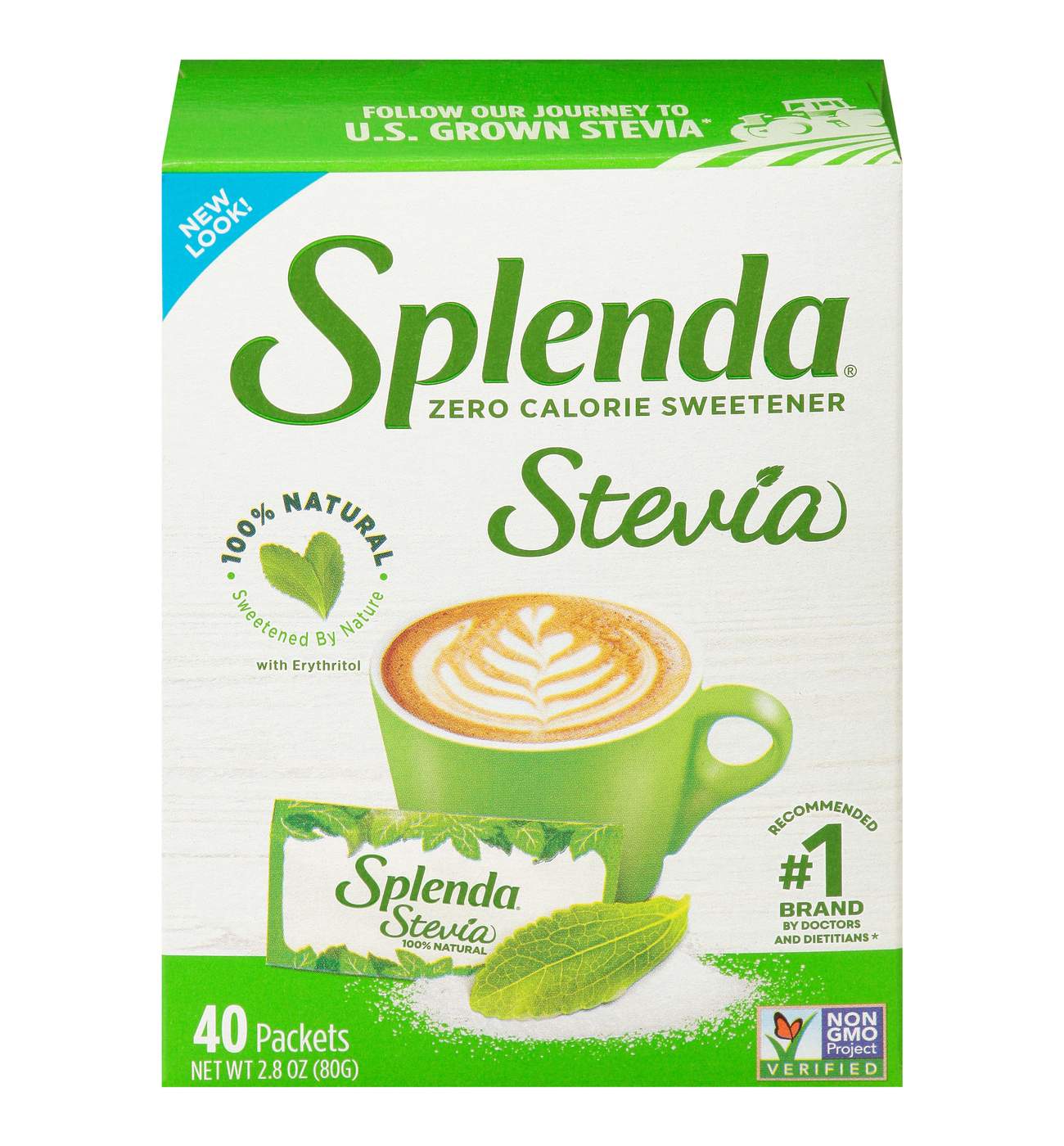 Splenda Stevia Zero Calorie Sweetener Packets; image 1 of 2