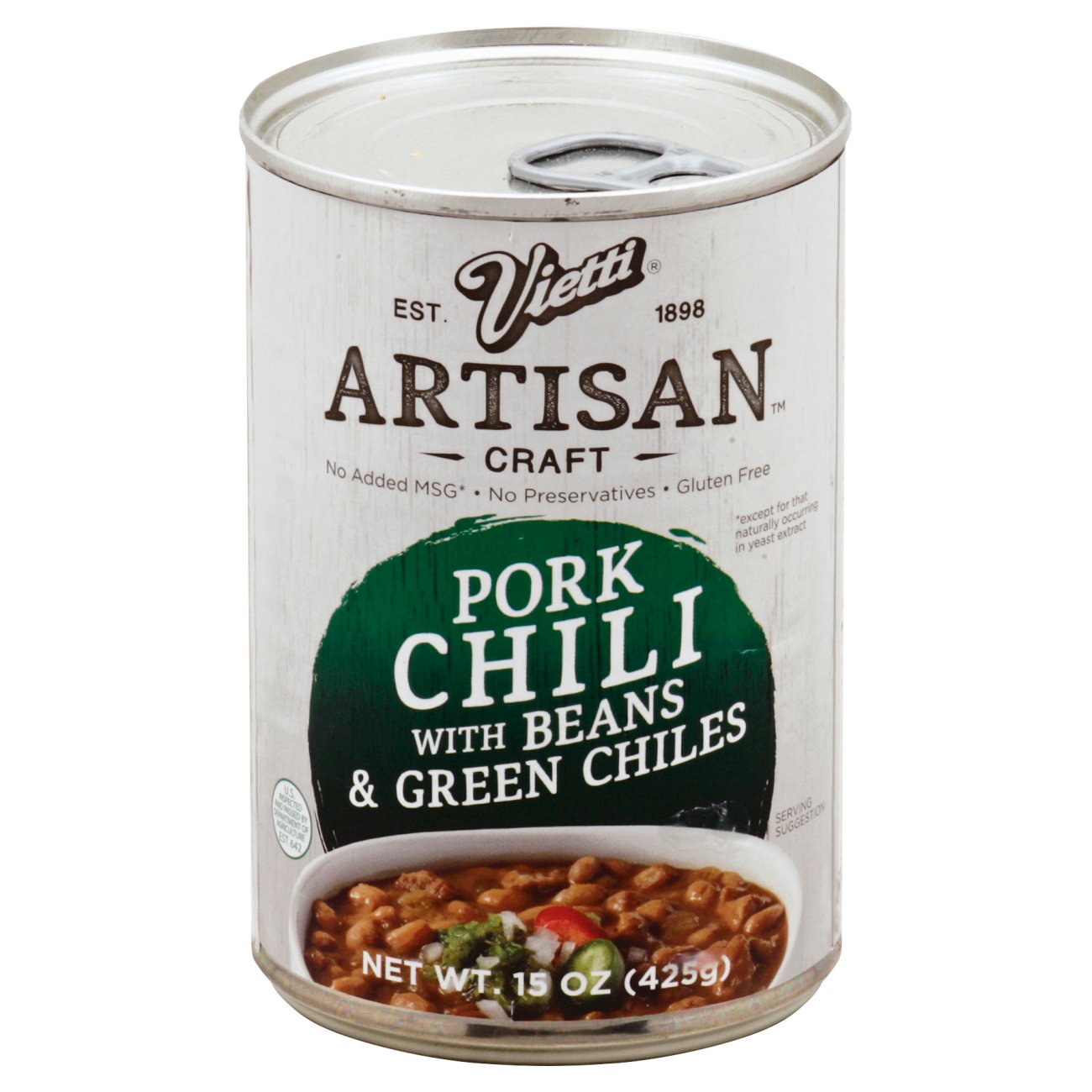 Vietti Pork Chili And Green Chiles with Beans Shop Soups & Chili at HEB