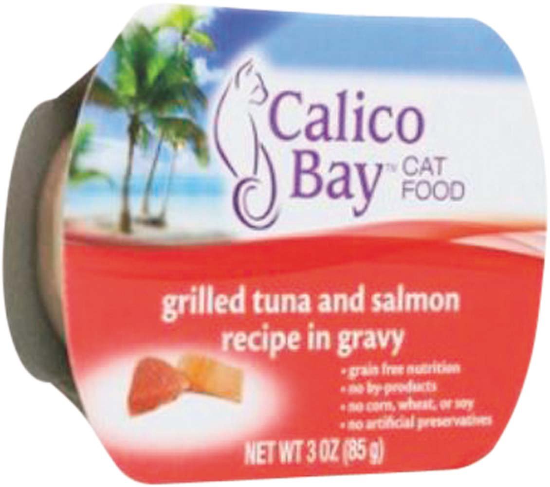 Calico Bay Grilled Tuna Salmon in Gravy Cat Food