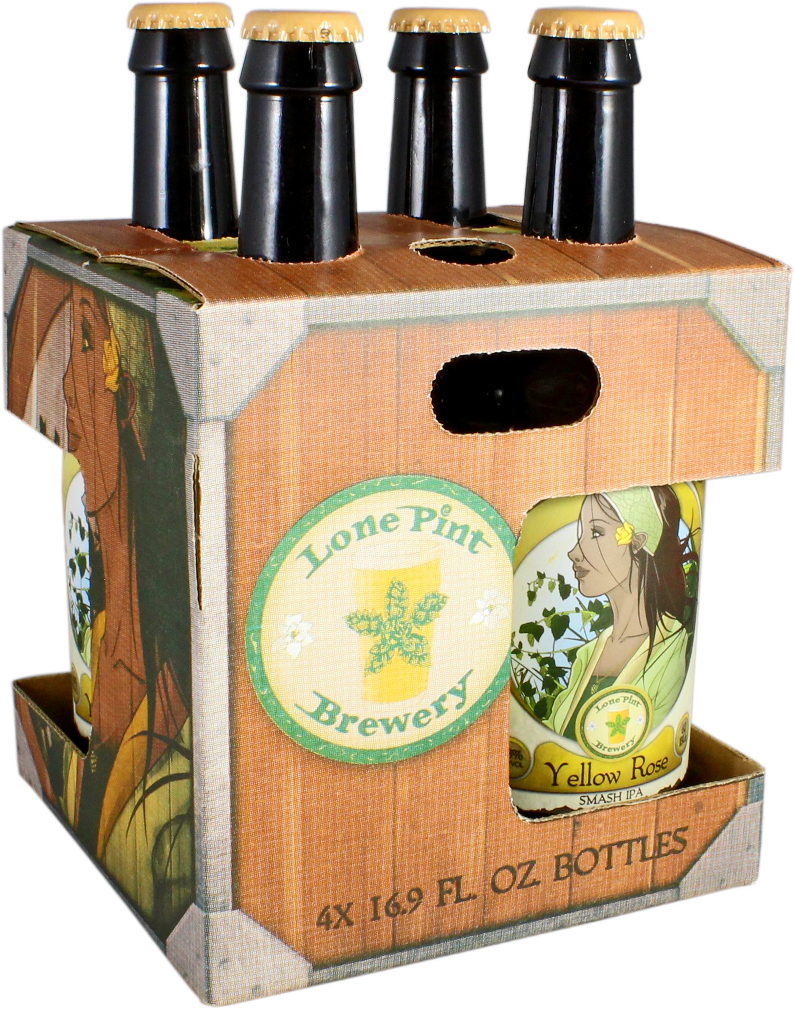 Lone Pint Brewery Yellow Rose 16.9 oz Bottles Shop Beer at HEB