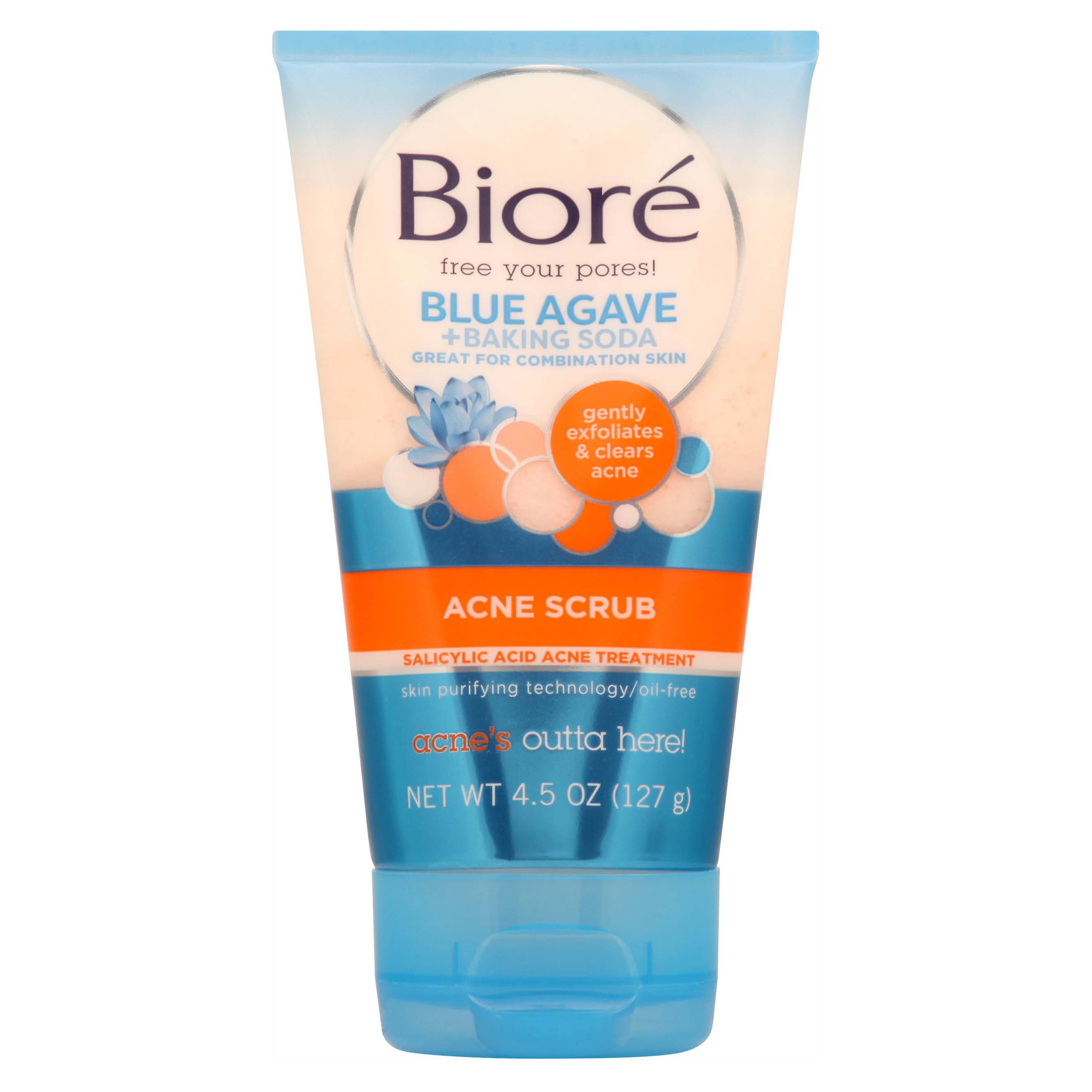 Biore Baking Soda Acne Scrub Shop Facial Cleansers & Scrubs at HEB
