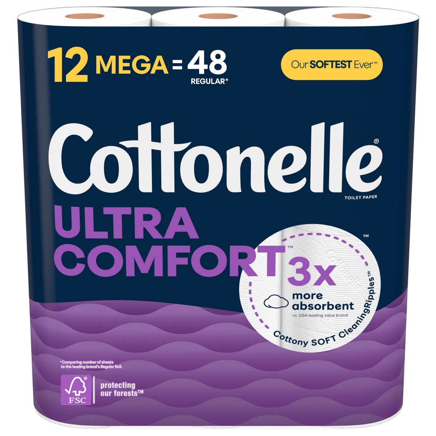 Cottonelle Ultra Comfort Strong Toilet Paper - Shop Toilet Paper at H-E-B