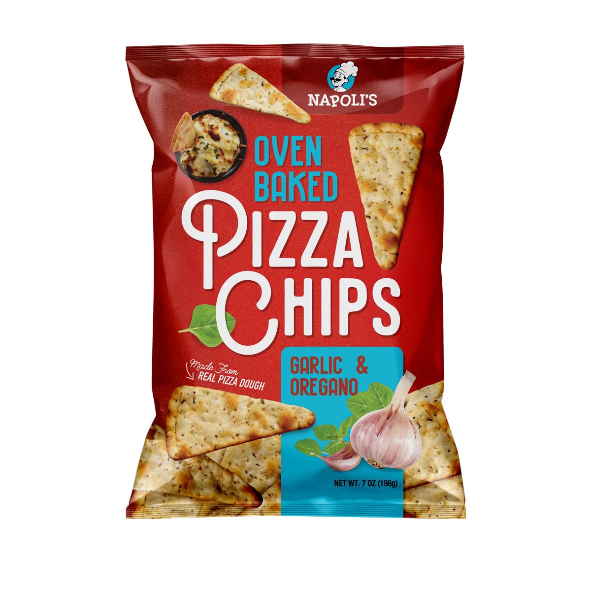 Napoli's Oven Baked Garlic Oregano Pizza Chips Shop Chips at HEB