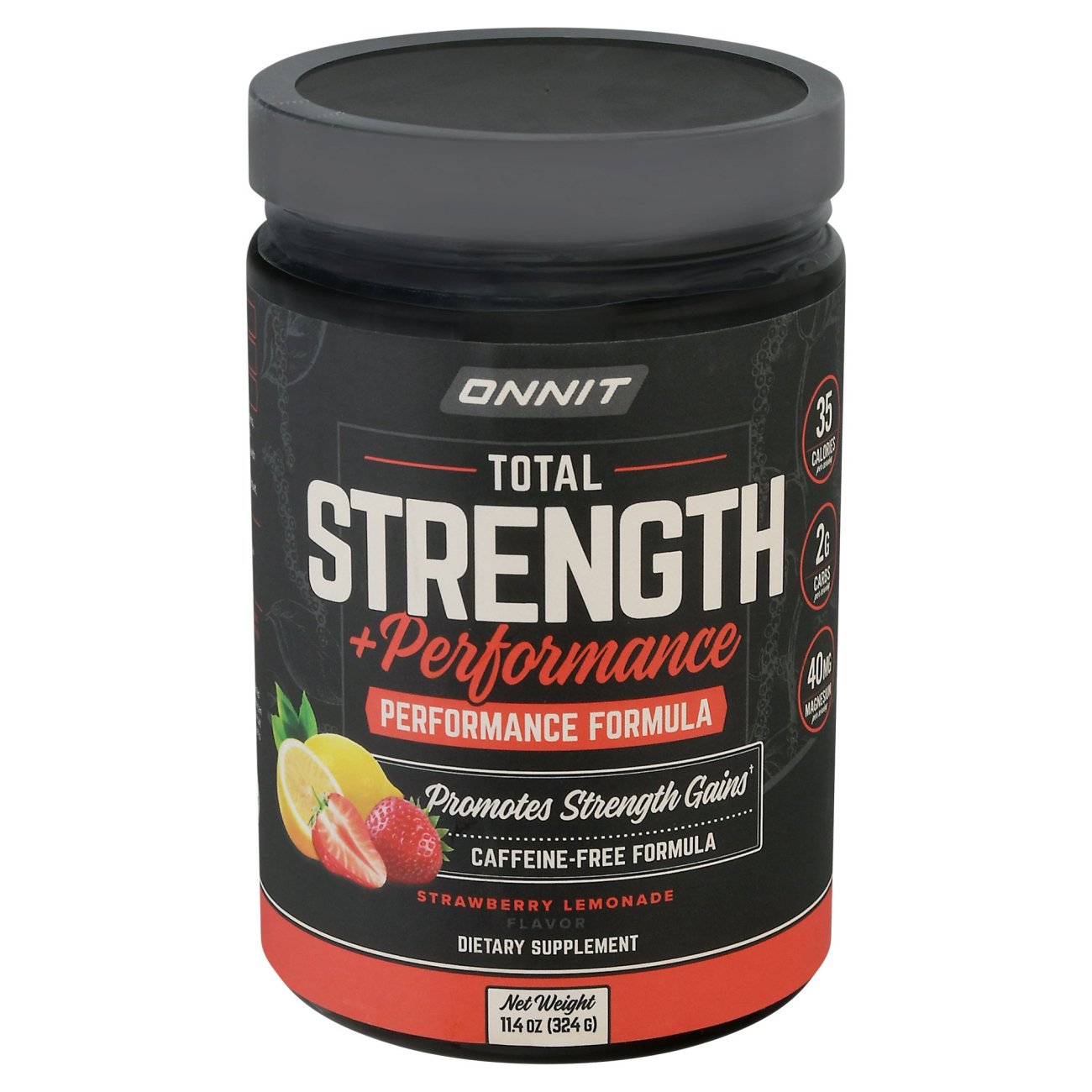 Onnit Total Strength Performance Strawberry Lemonade Pre Workout Shop