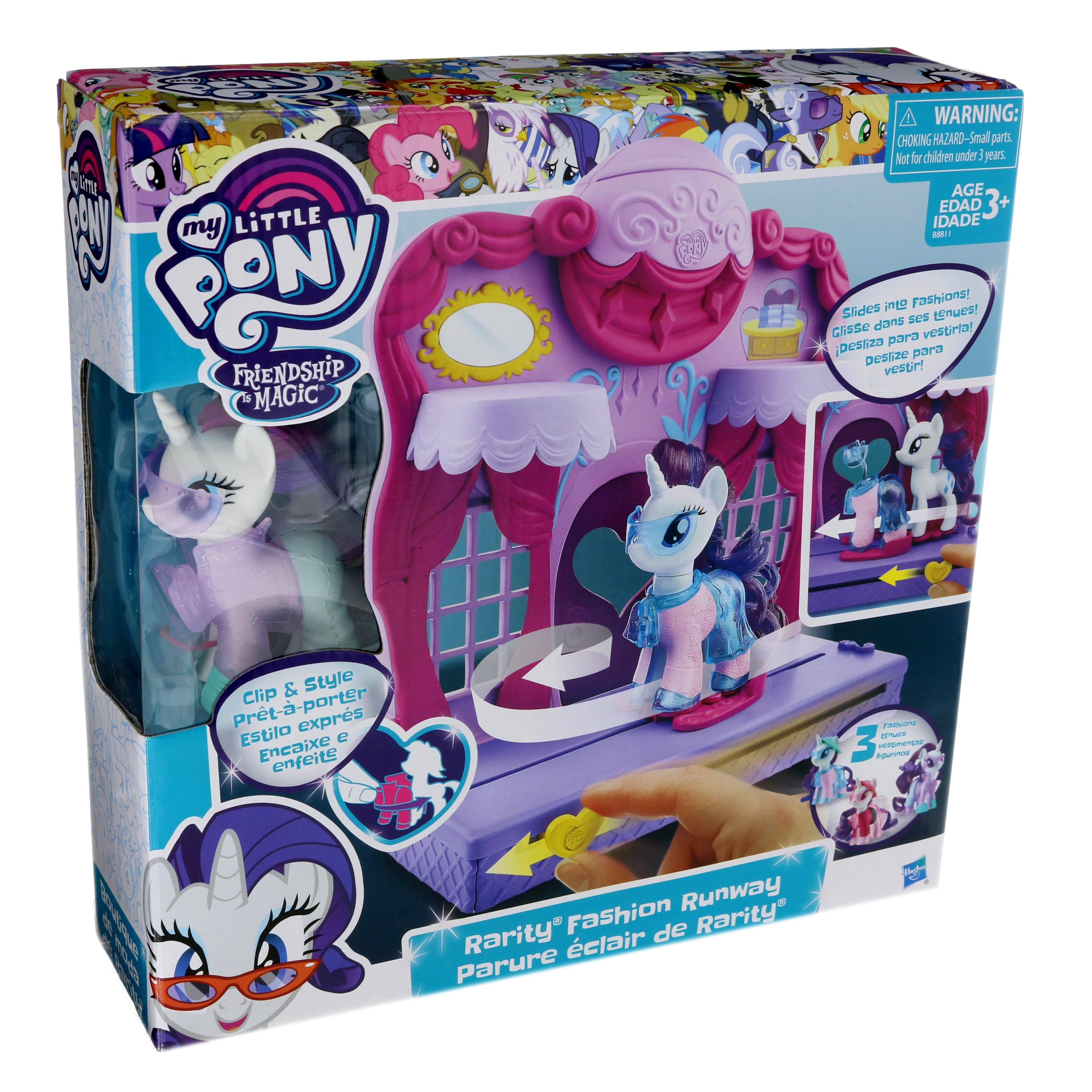 my little pony friendship is magic rarity fashion runway playset