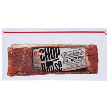 H-E-B Chop House Thick Cut Bacon, 24 oz