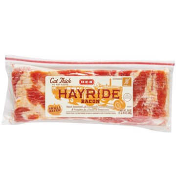 H-E-B Hayride Thick-Cut Bacon, 24 oz