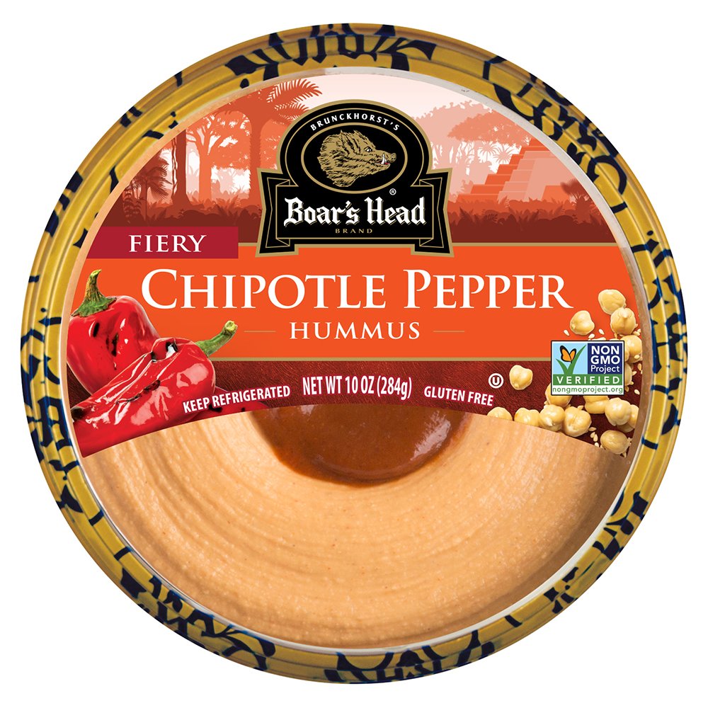 Boar's Head Fiery Chipotle Pepper Hummus - Shop Dip at H-E-B 