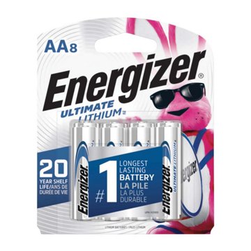 Energizer Ultimate Lithium AA Batteries, 8 pk