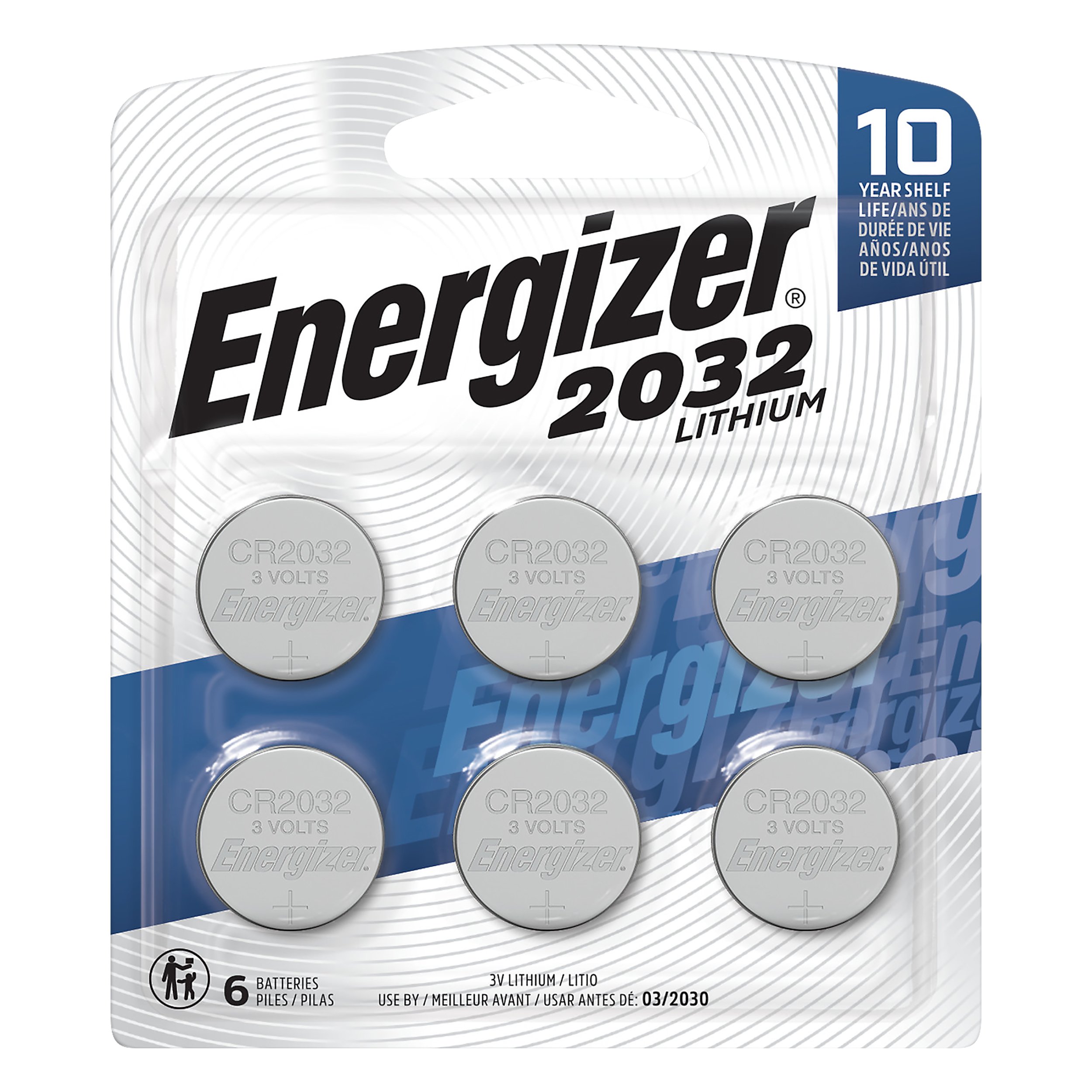 DL2032 10 pack Energizer - 2032 3-Volt Lithium Battery 