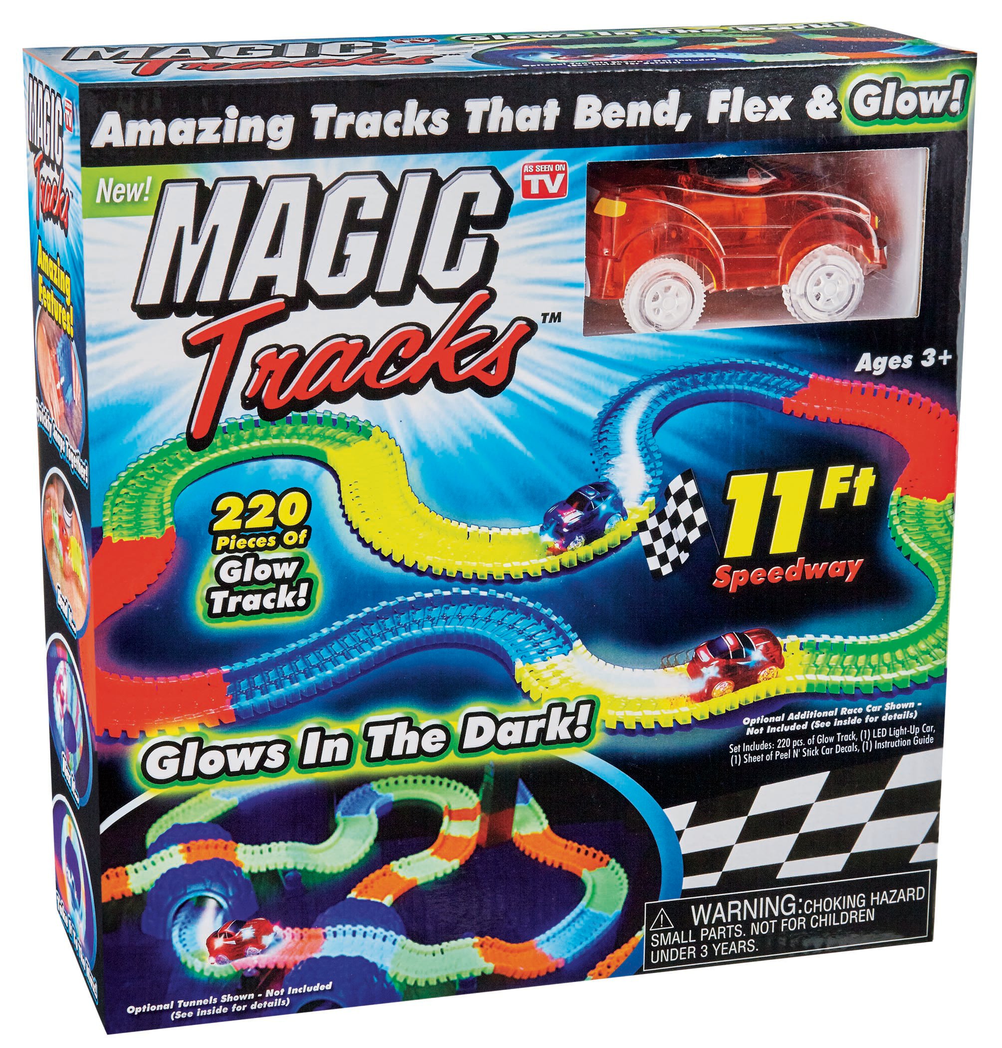 glow in dark track as seen on tv