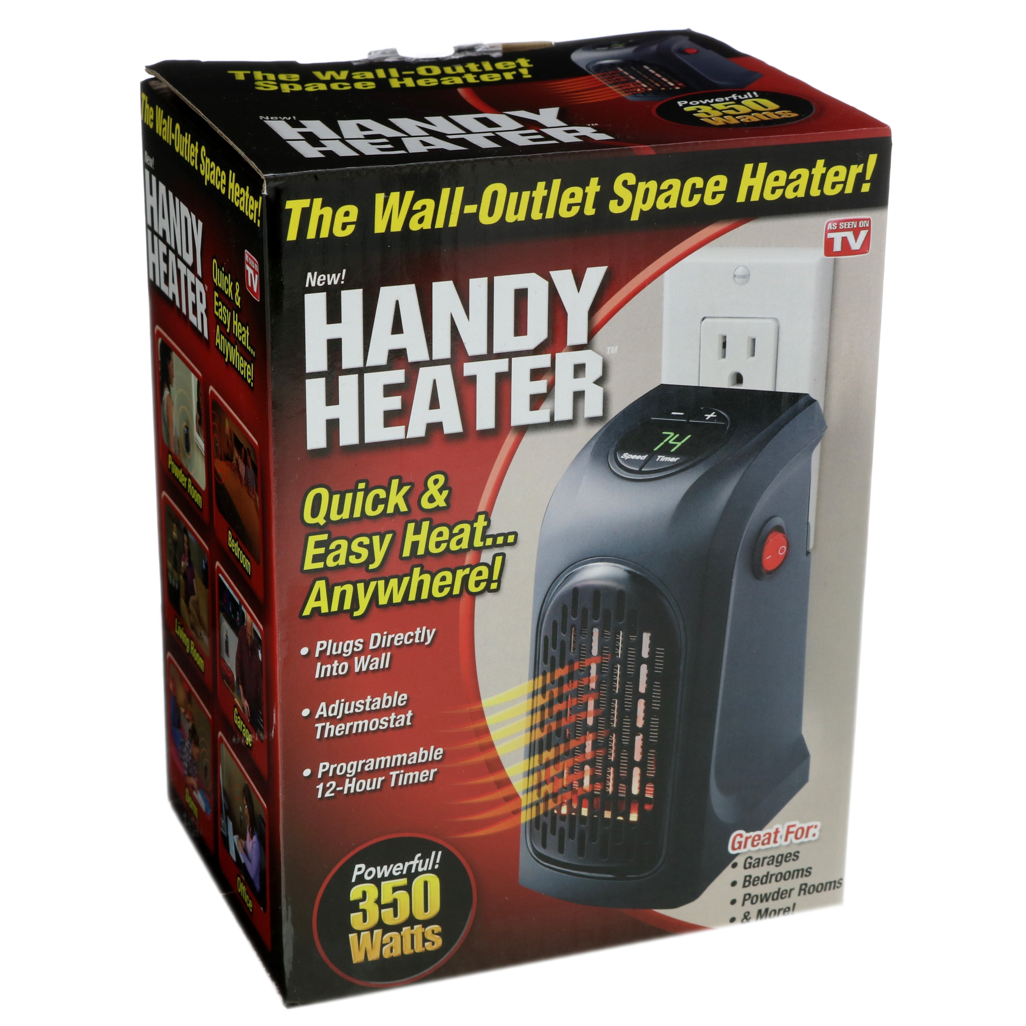 As Seen On TV Handy Heater Wall Outlet Space Heater - Shop ...