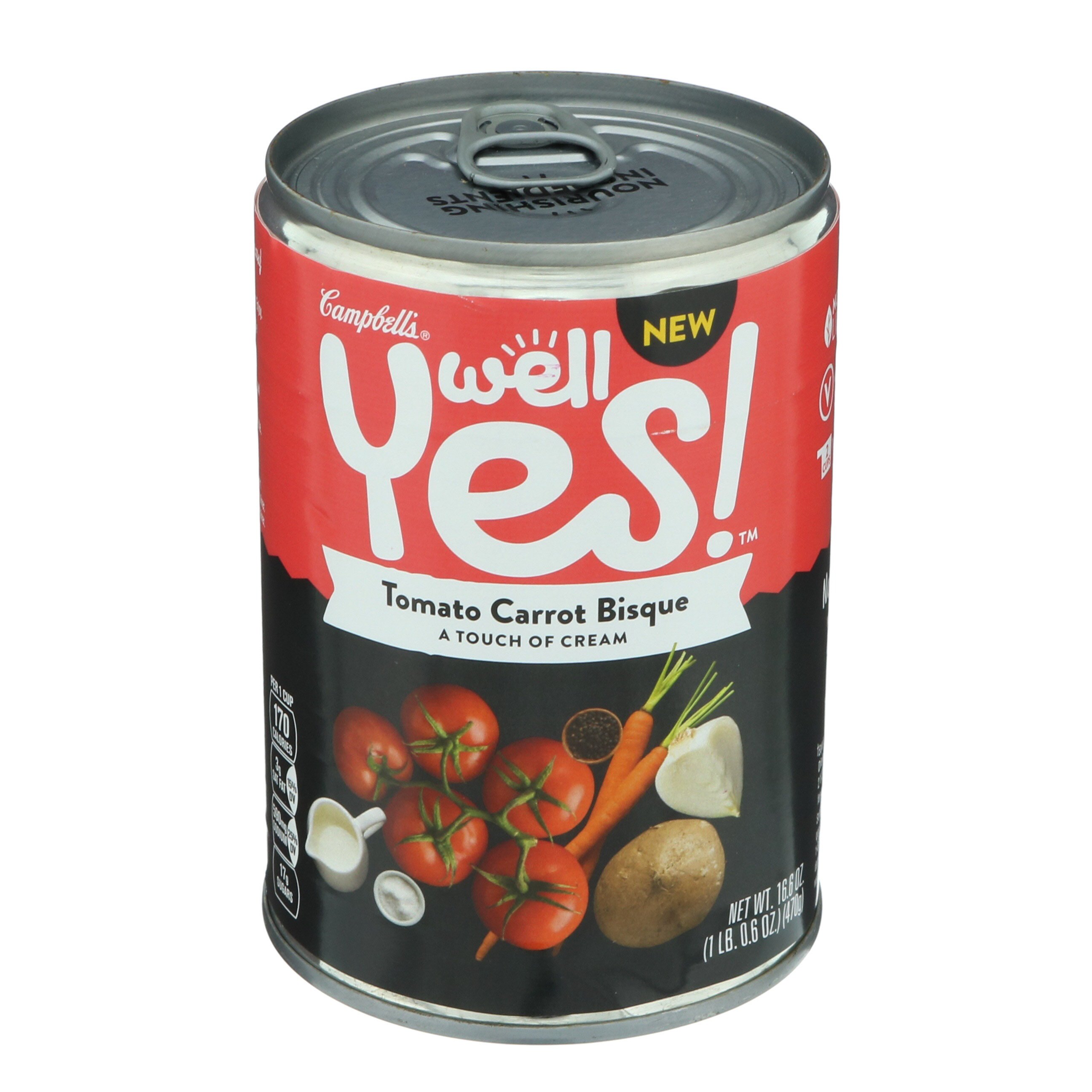 Campbell's Well Yes! Tomato Carrot Bisque Shop Soups & Chili at HEB