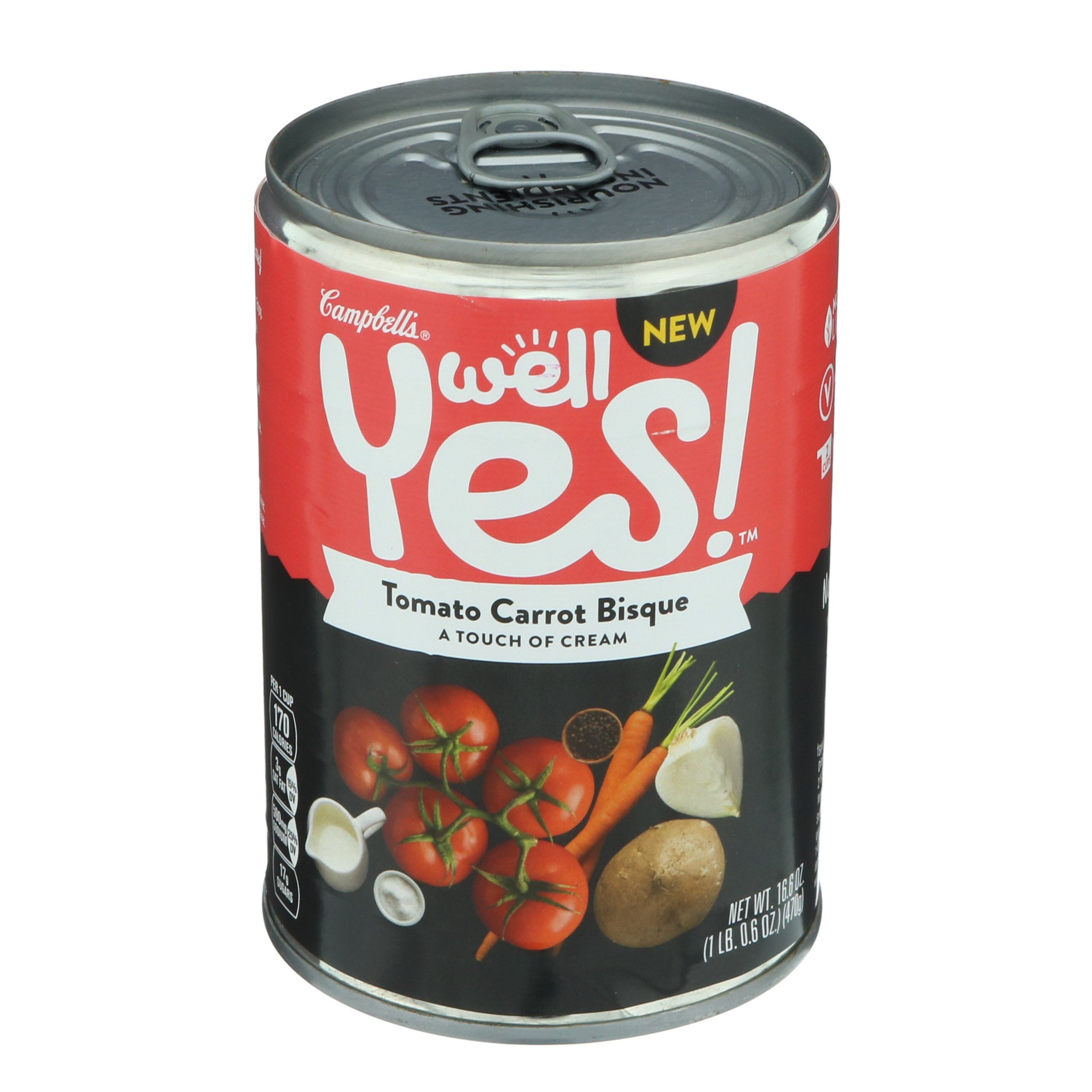 Campbell's Well Yes! Tomato Carrot Bisque - Shop Soups & Chili At H-E-B