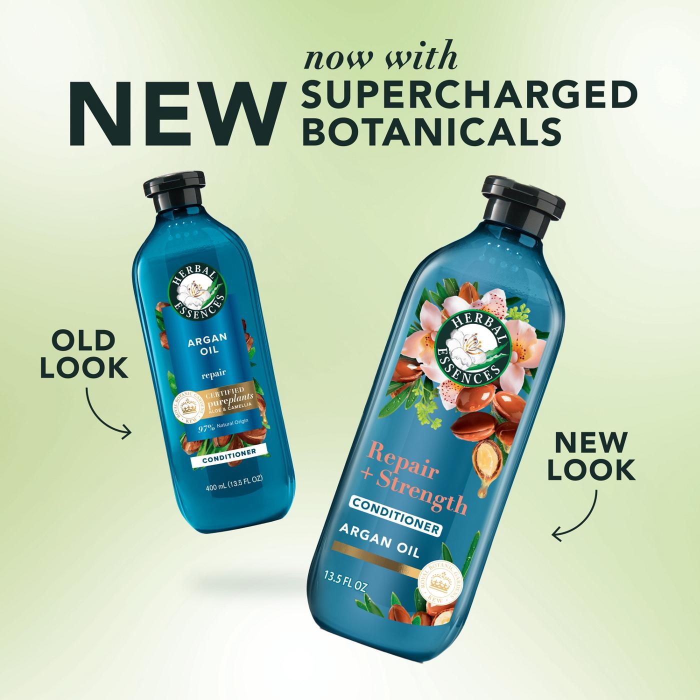 Herbal Essences Repair + Strength Argan Oil Conditioner, Paraben-Free, 13.5 fl oz; image 4 of 10