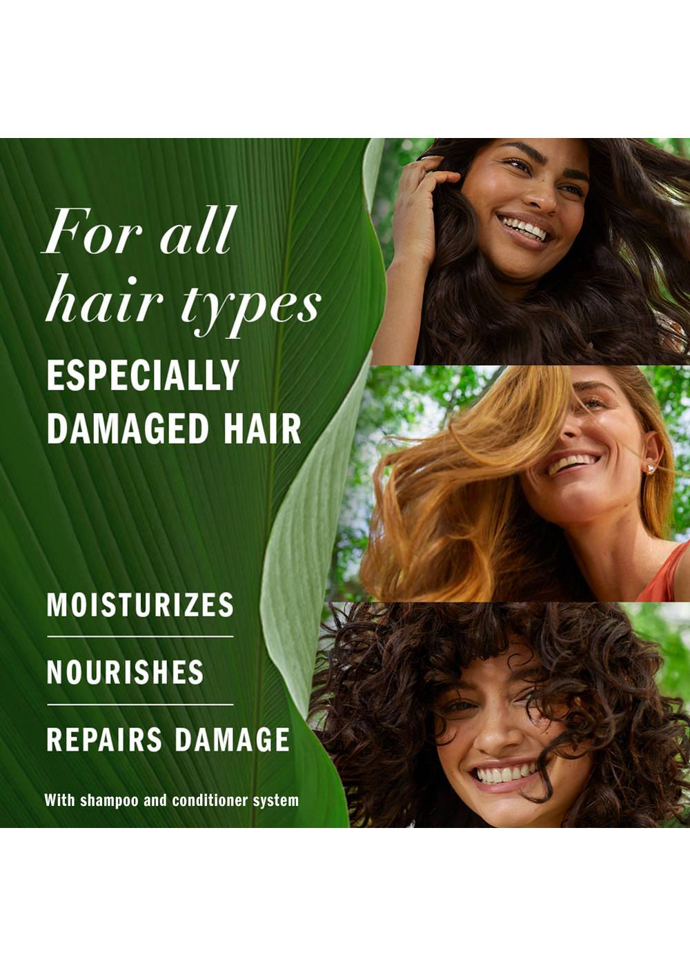 Herbal Essences Repair + Strength Argan Oil Conditioner, Paraben-Free, 13.5 fl oz; image 8 of 10