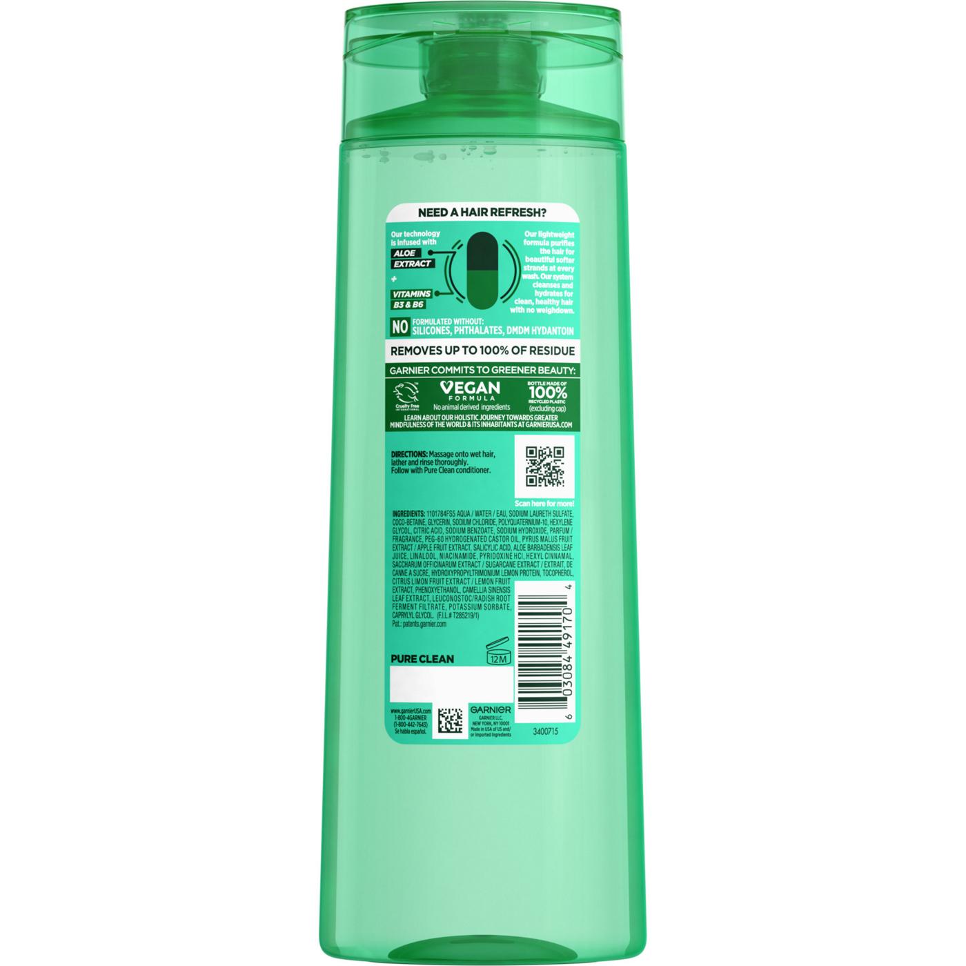 Garnier Fructis Pure Clean Purifying Shampoo; image 8 of 9