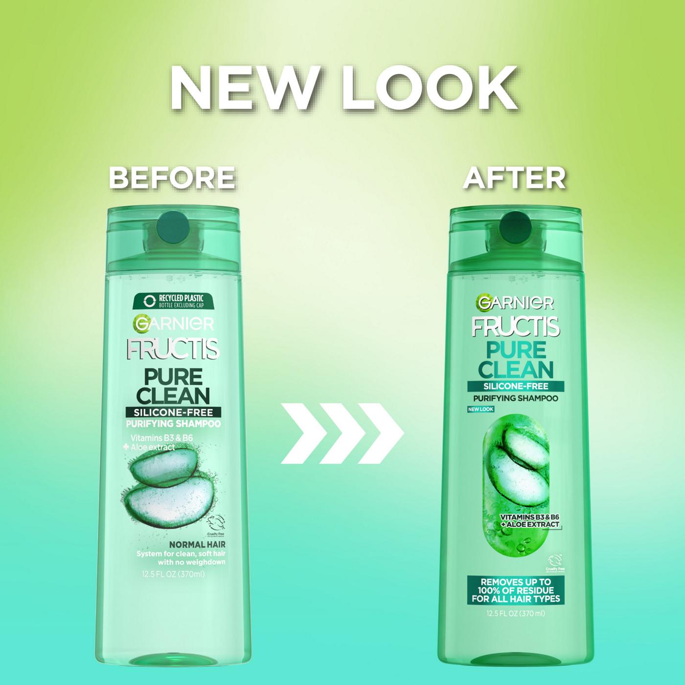 Garnier Fructis Pure Clean Purifying Shampoo; image 9 of 9