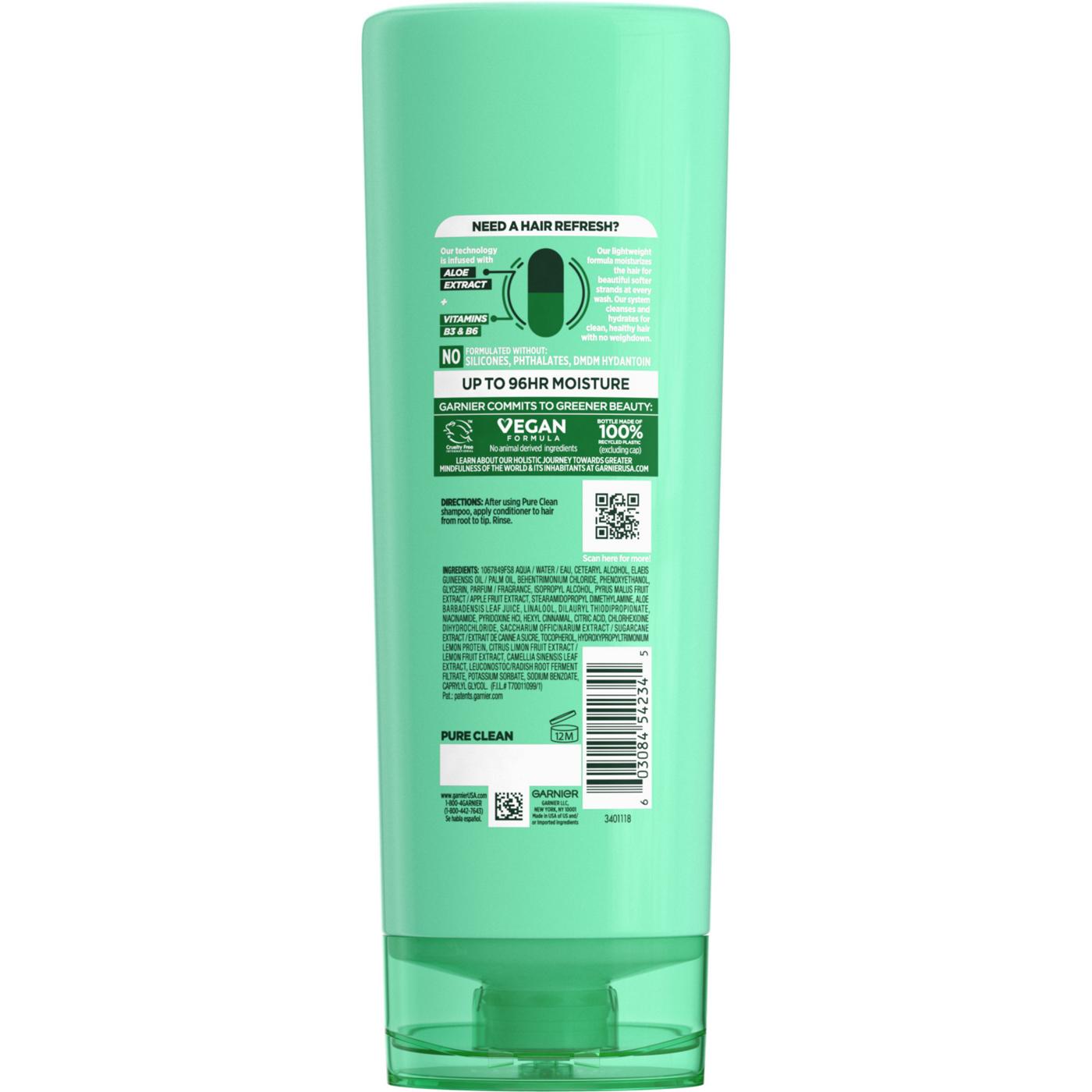 Garnier Fructis Pure Clean Hydrating Conditioner; image 3 of 10