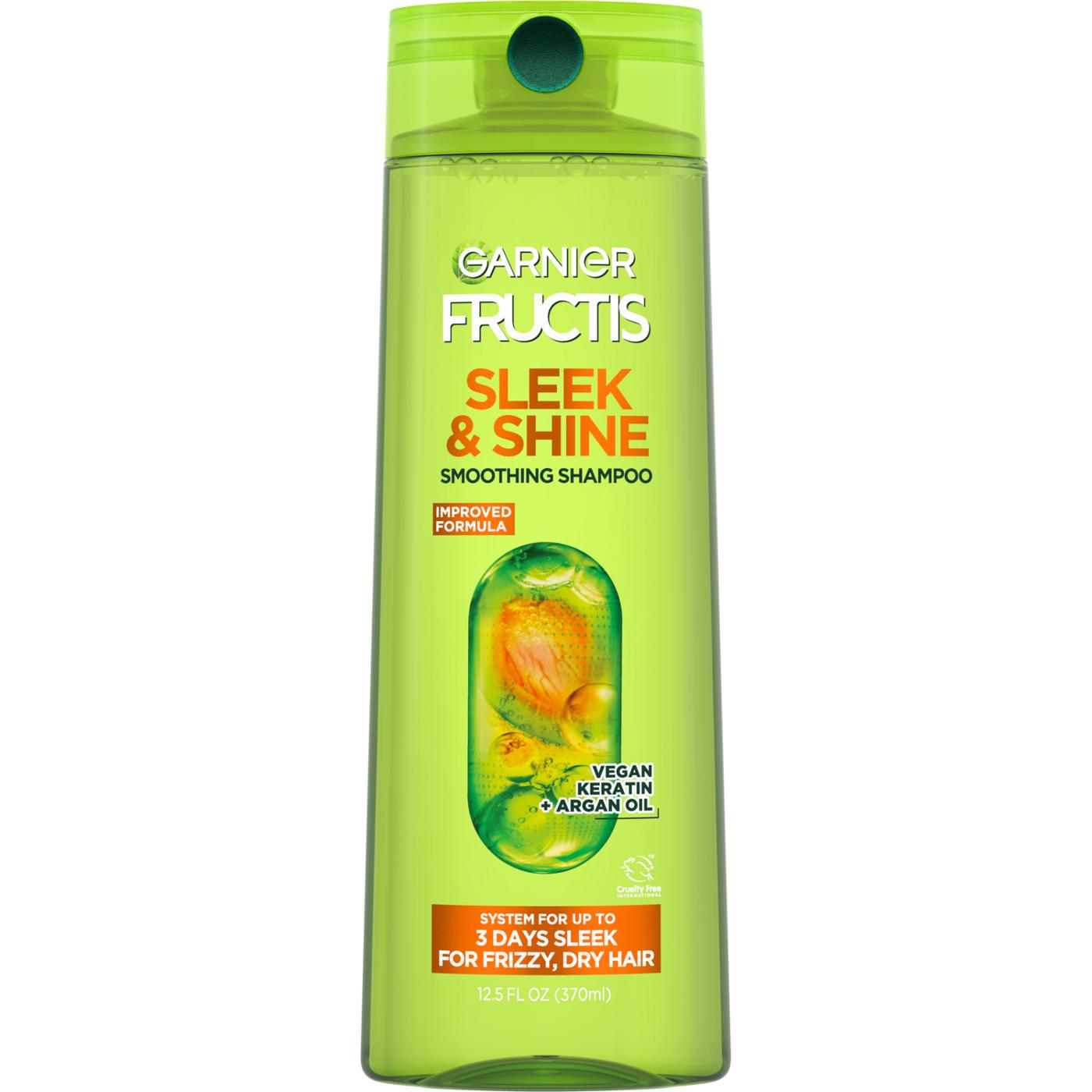 Garnier Fructis Sleek & Shine Smoothing Shampoo; image 1 of 3