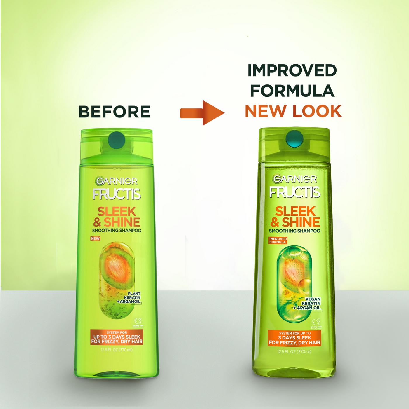 Garnier Fructis Sleek & Shine Smoothing Shampoo; image 3 of 3