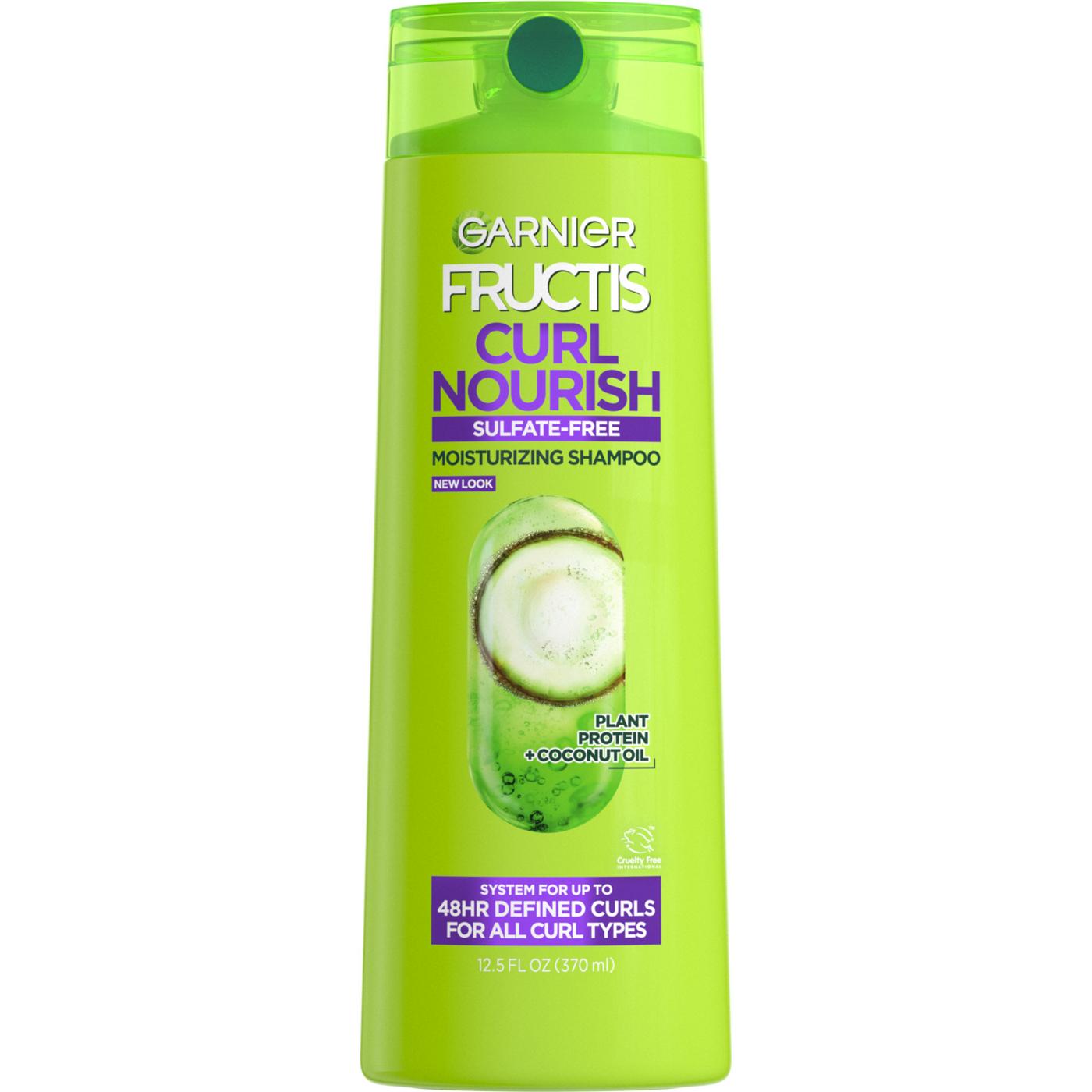 Garnier Fructis Curl Nourish Sulfate-Free Moisturizing Shampoo; image 1 of 14