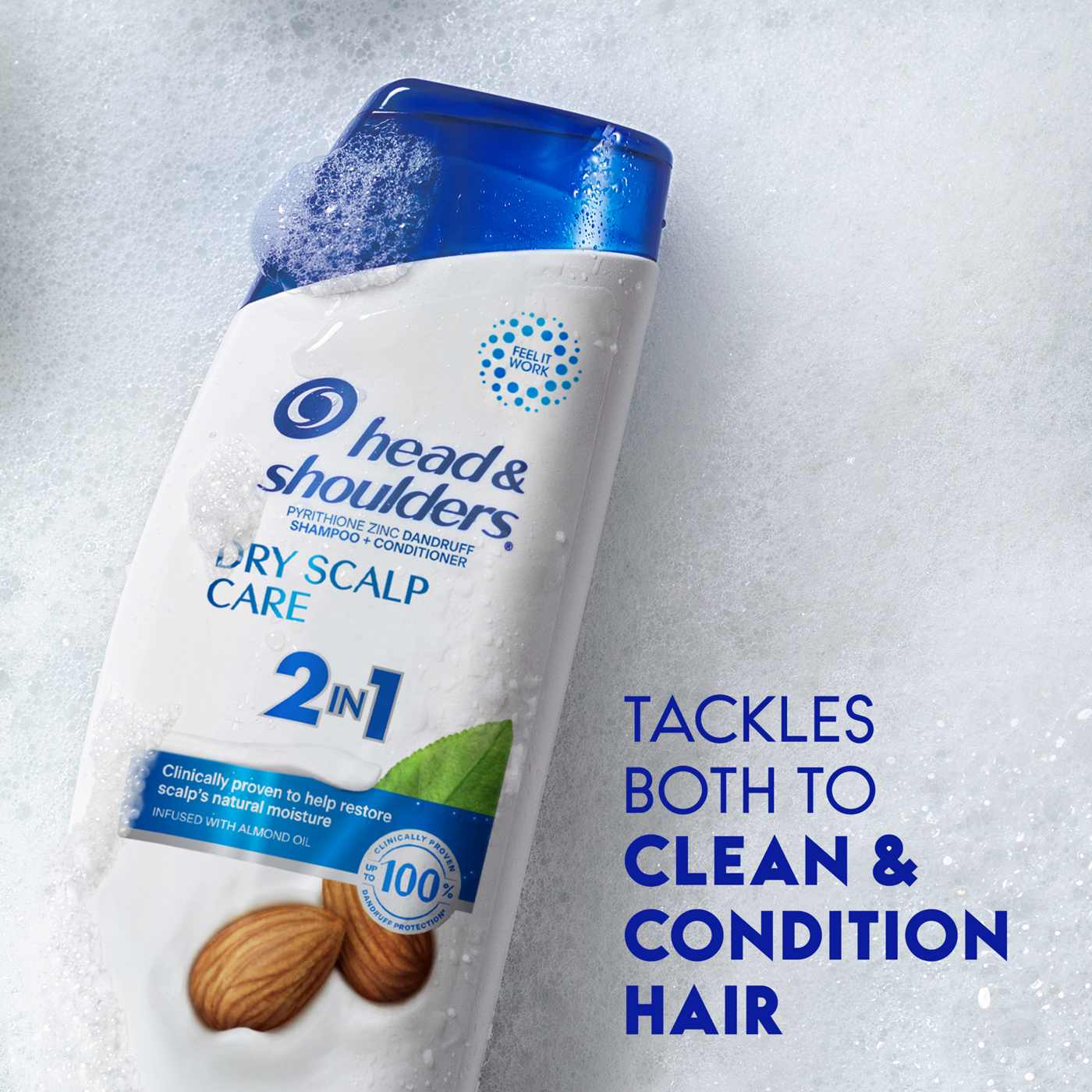Head & Shoulders 2 in 1 Dandruff Shampoo + Conditioner - Dry Scalp Care; image 7 of 9