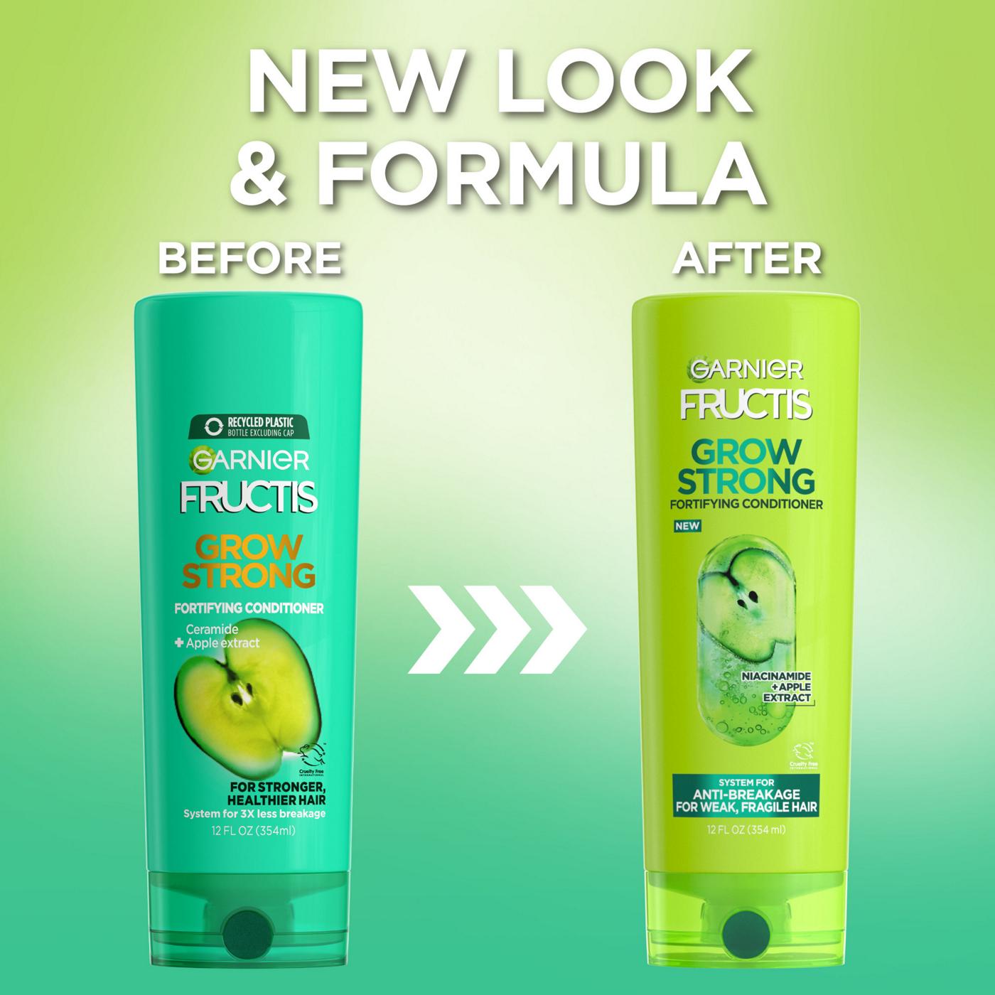 Garnier Fructis Grow Strong Fortifying Conditioner; image 2 of 8