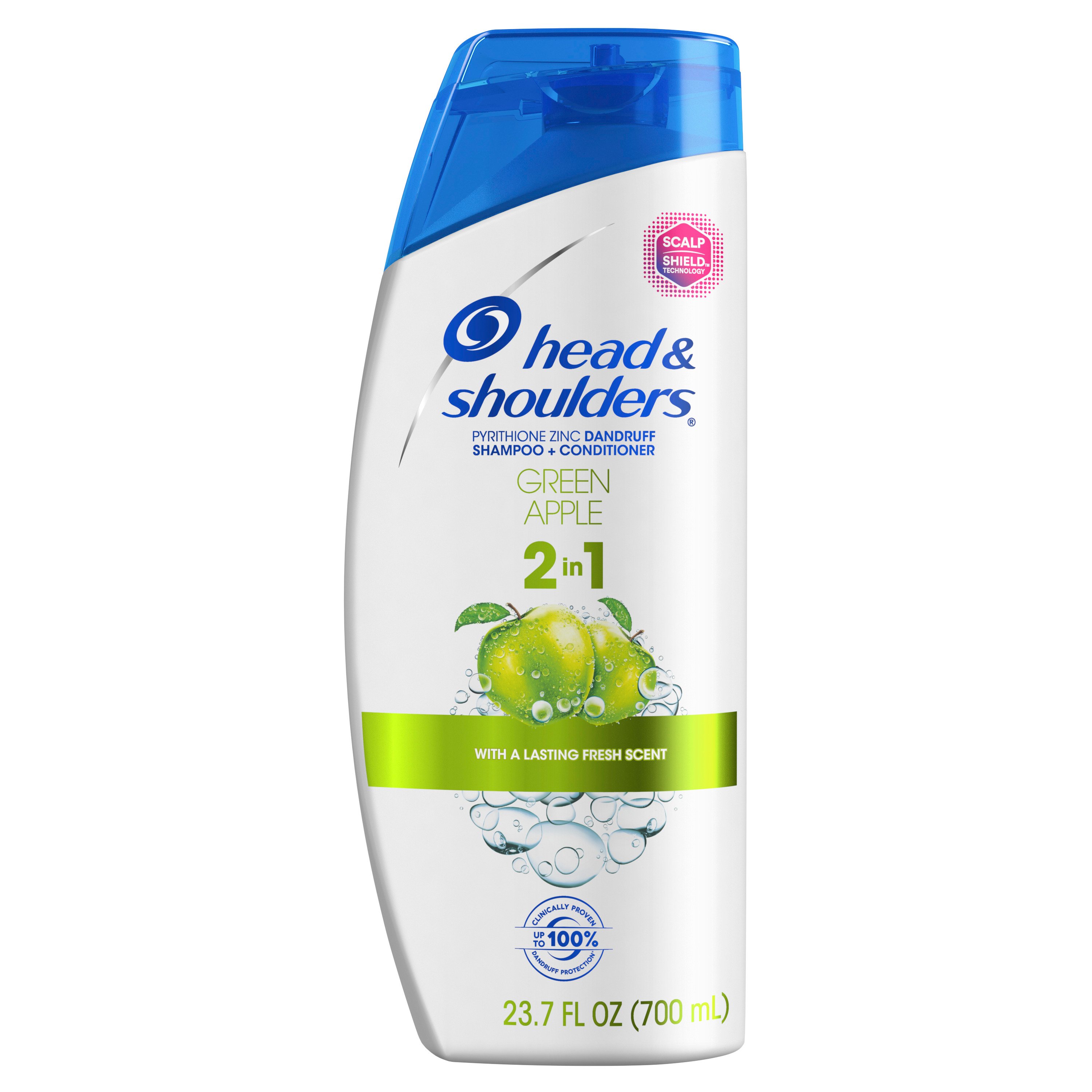 Head & Shoulders Green Apple Anti-Dandruff 2-in-1 Shampoo + Conditioner ...