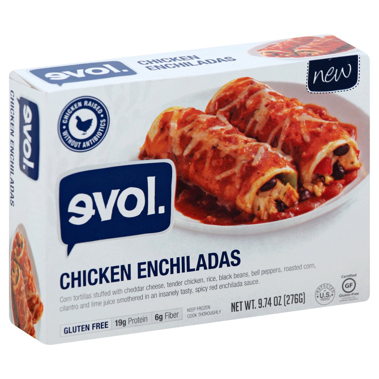 Evol Single Serve Chicken Enchilada - Shop Entrees & Sides At H-E-B