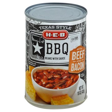 H-E-B Texas Style BBQ Beans With Beef And Bacon