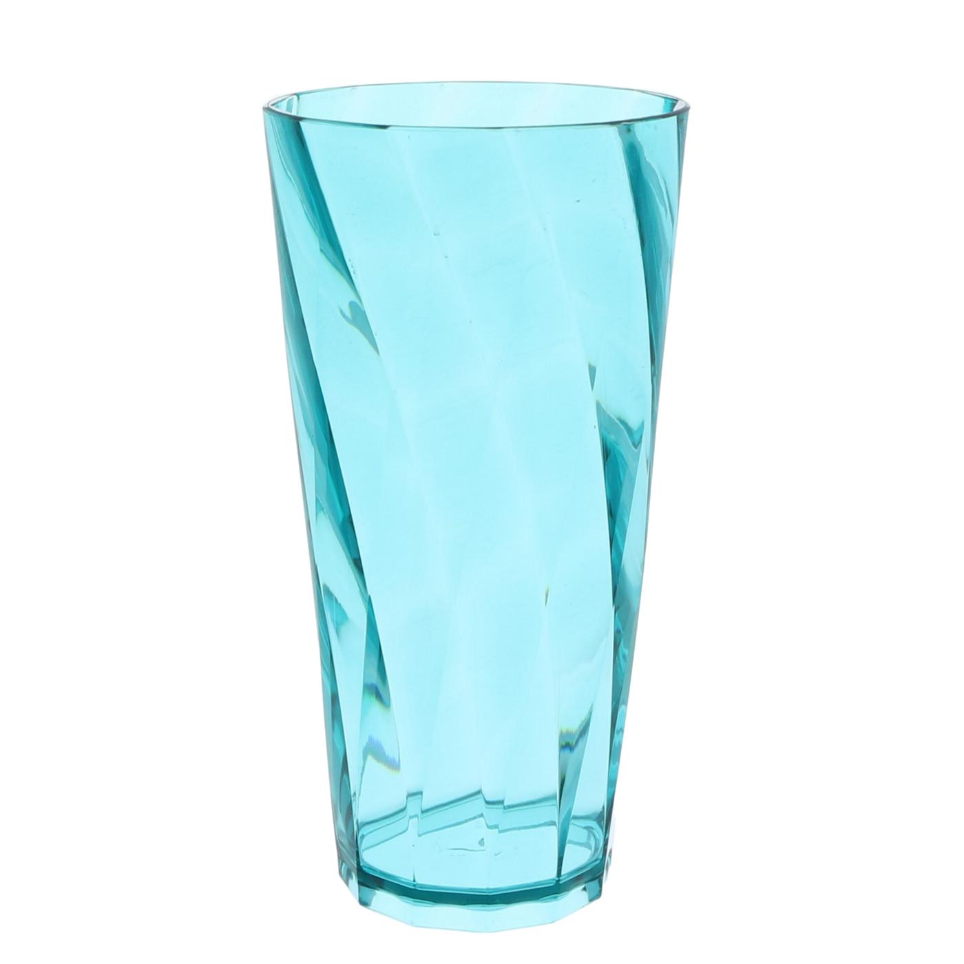 Teal Acrylic Ice Tea Glass