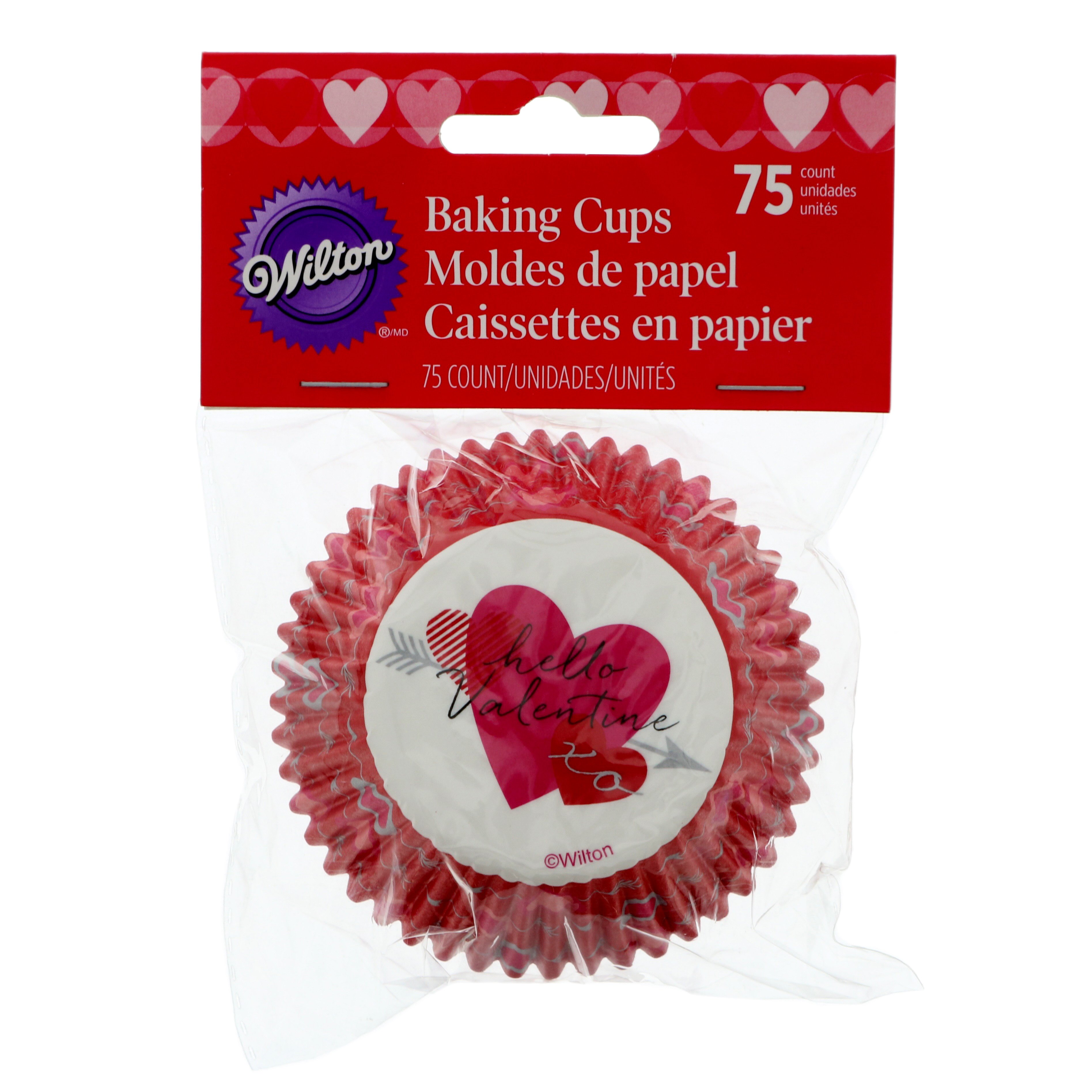 Wilton Heartfelt Valentine Cupcake Liners Shop Baking Paper & Liners at HEB