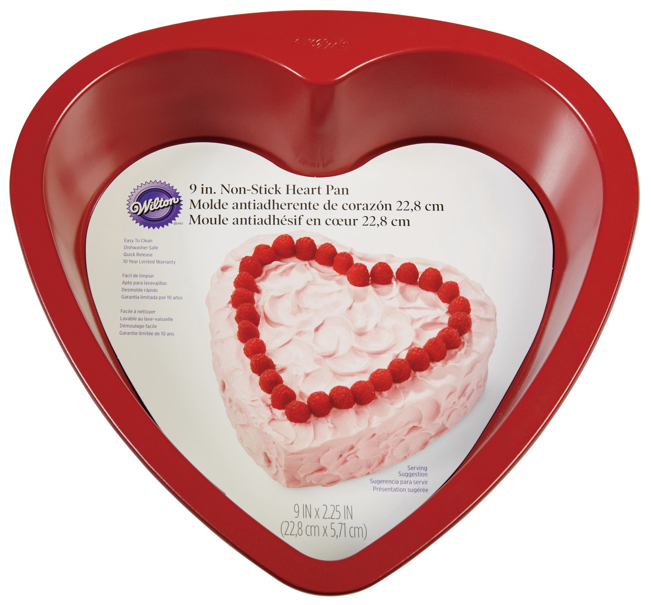Wilton Heart in Heart Cake Pan Non Stick Mold Baking EUC